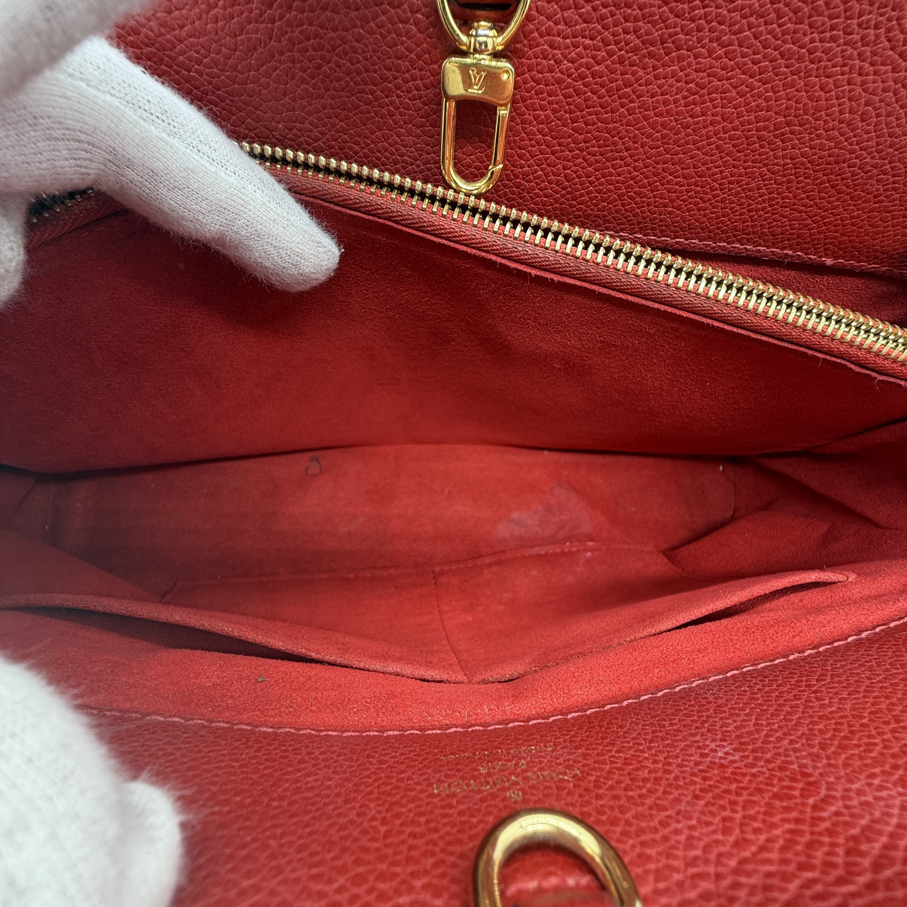 Venus Monogram Red Leather 2-Way Handbag — view 14