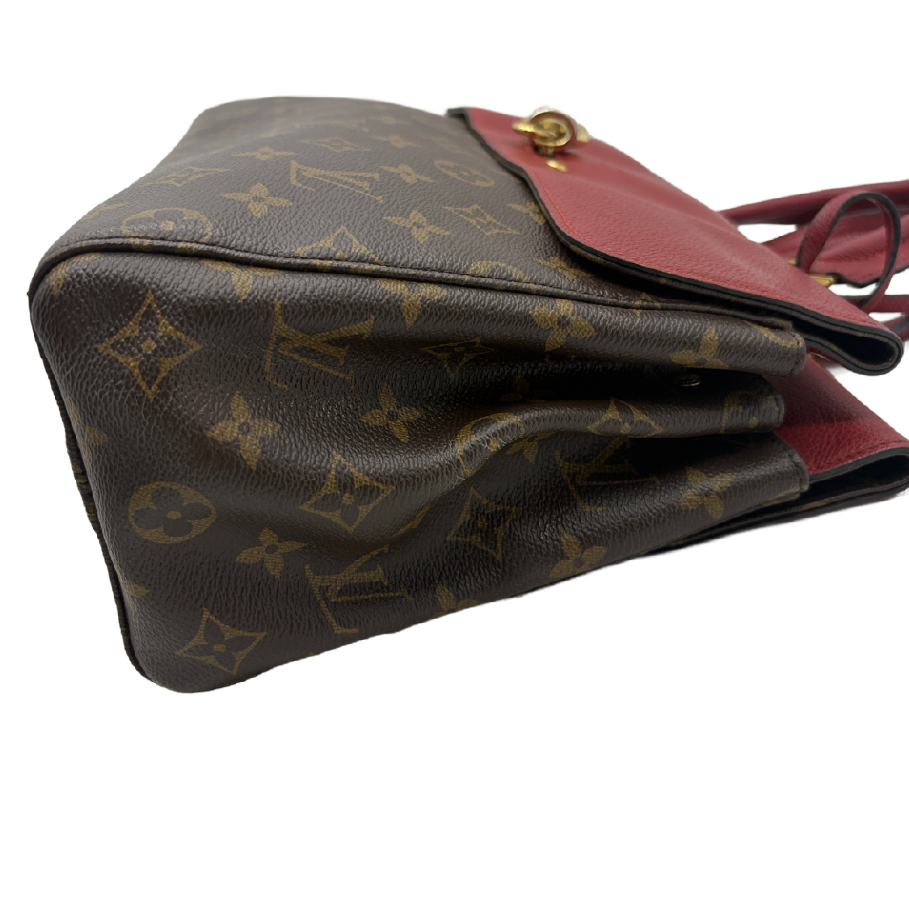 Venus Monogram Red Leather 2-Way Handbag — view 4