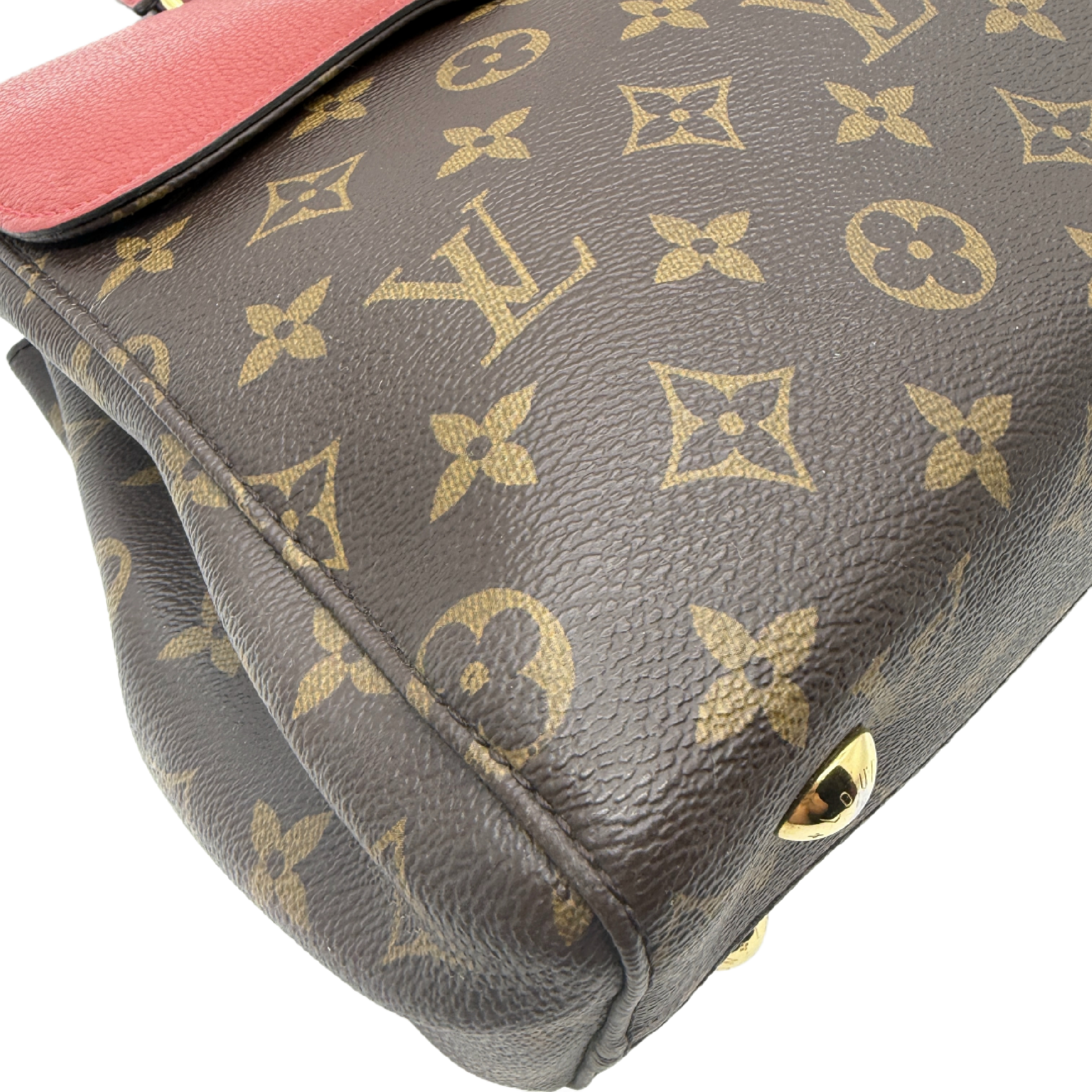Venus Monogram Red Leather 2-Way Handbag — view 5