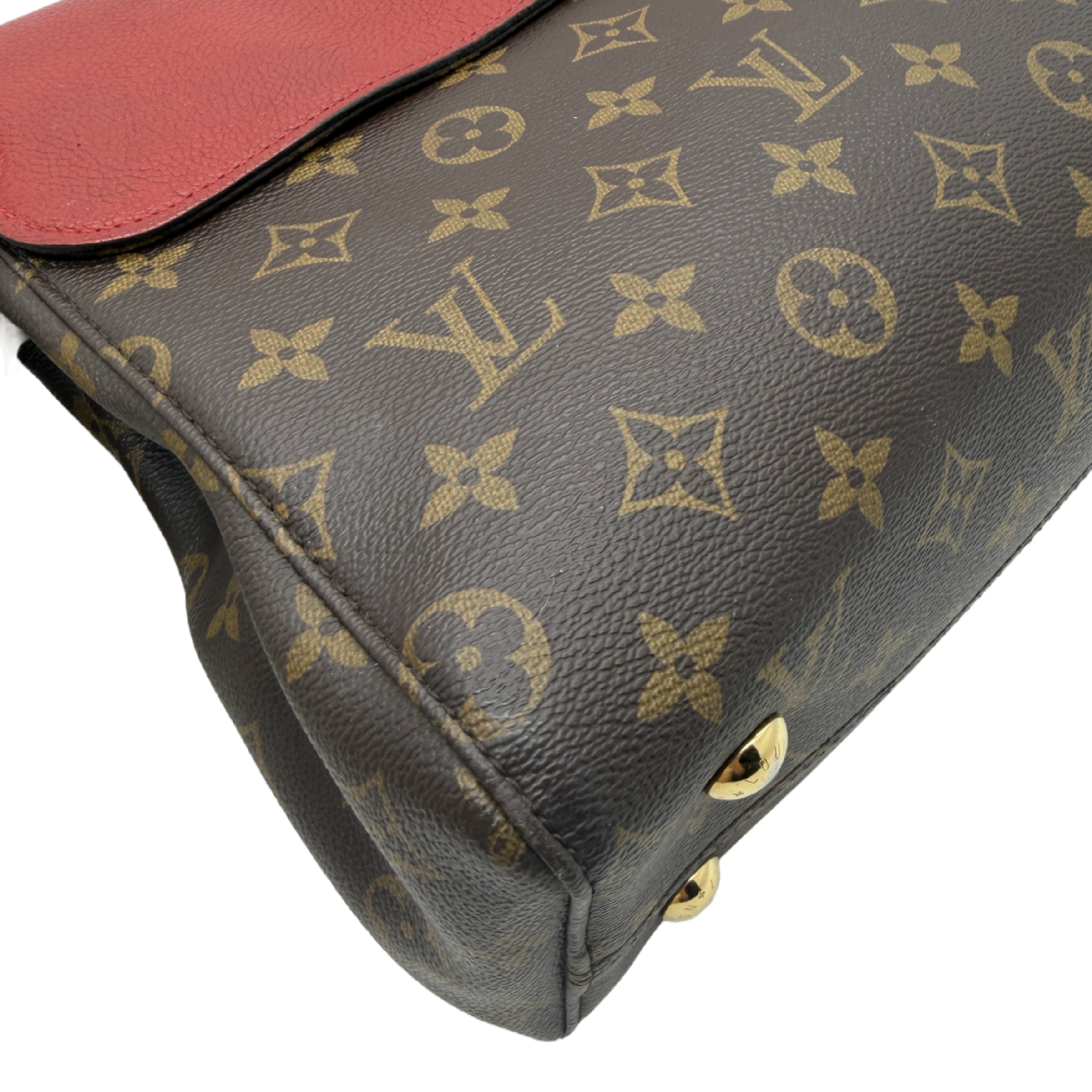 Venus Monogram Red Leather 2-Way Handbag — view 8