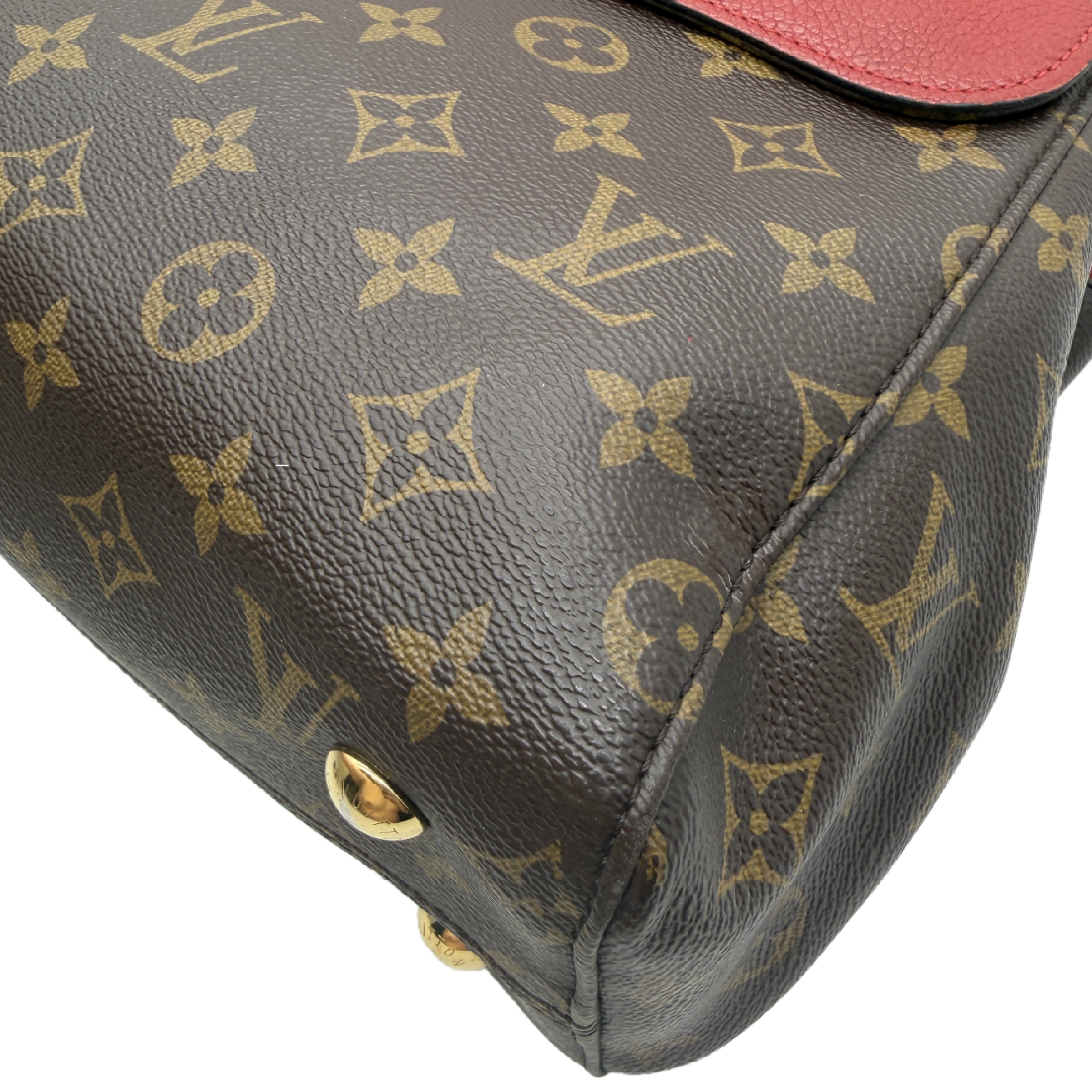 Venus Monogram Red Leather 2-Way Handbag — view 9