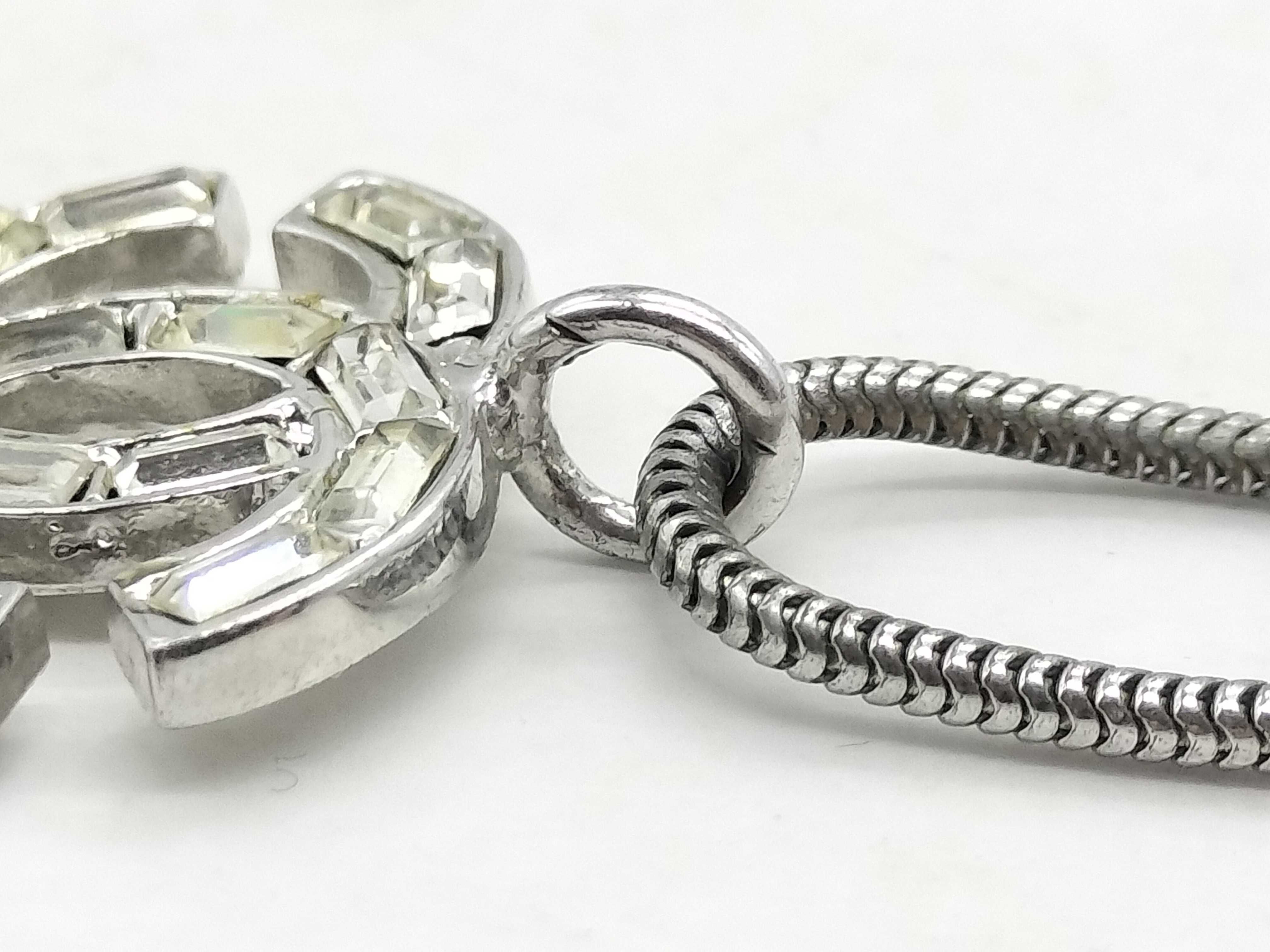 Coco Mark Rhinestone Necklace 01P — view 8