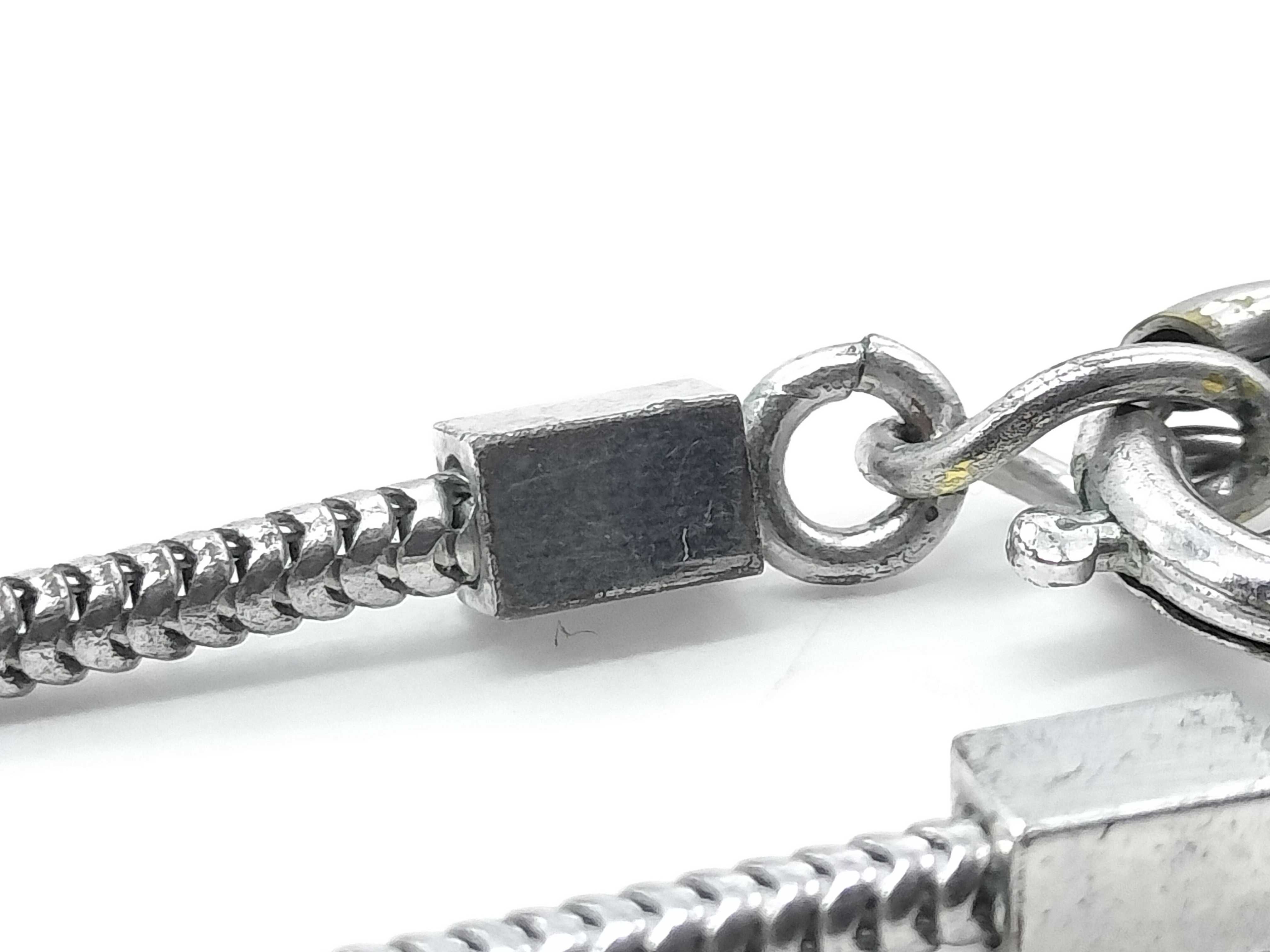 Coco Mark Rhinestone Necklace 01P — view 9