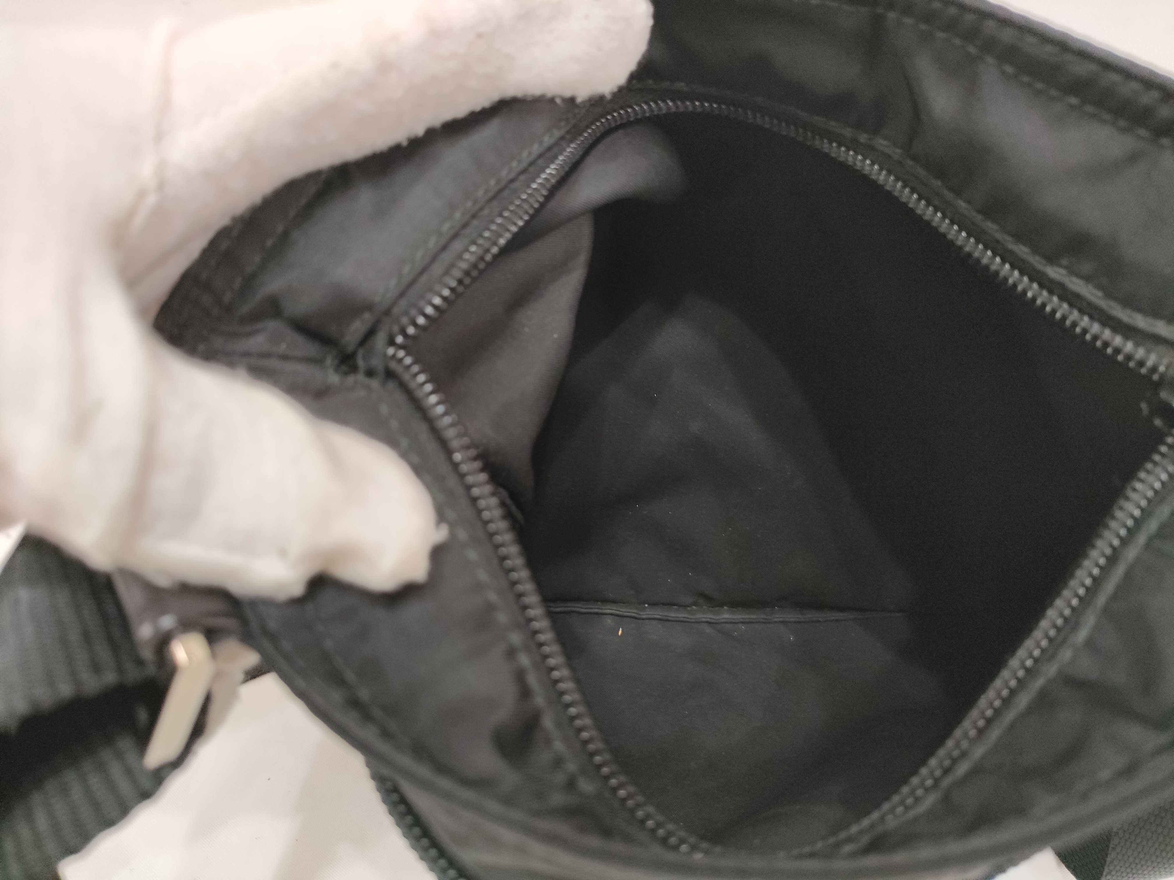 Nylon Shoulder Bag (Black) — view 12