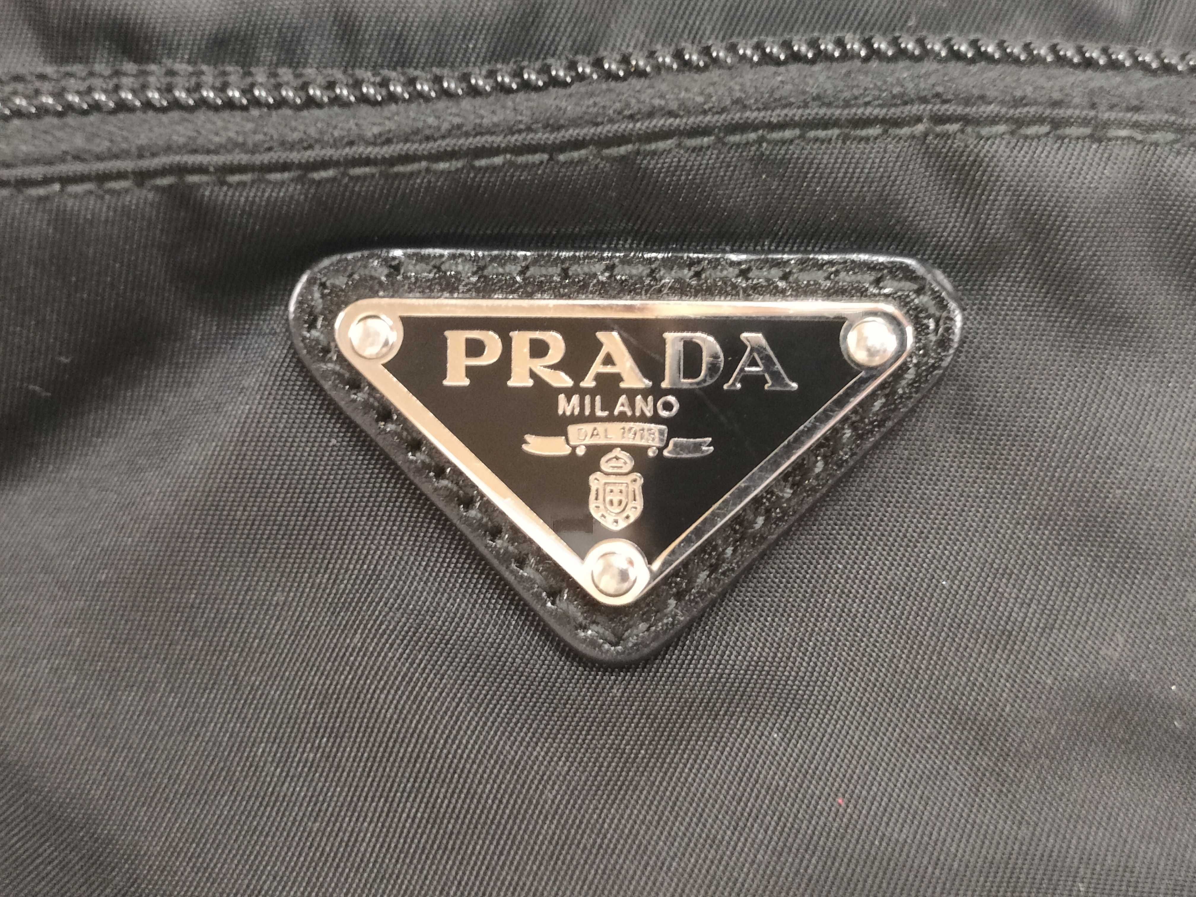 Nylon Shoulder Bag (Black) — view 10