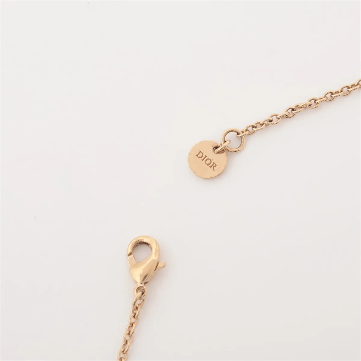 Clair D Lune bracelet, gold-plated with rhinestones. Shows signs of wear, — view 4