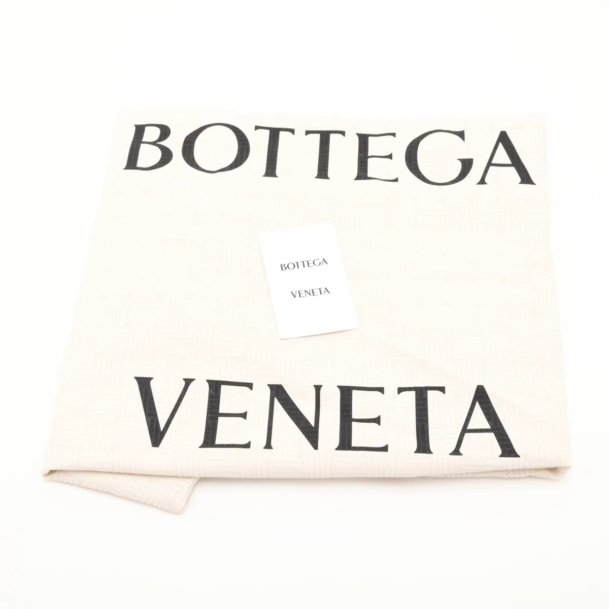 Maxi Intrecciato The Arco Tote Large Canvas x Leather Tote Bag Beige x Black — view 10