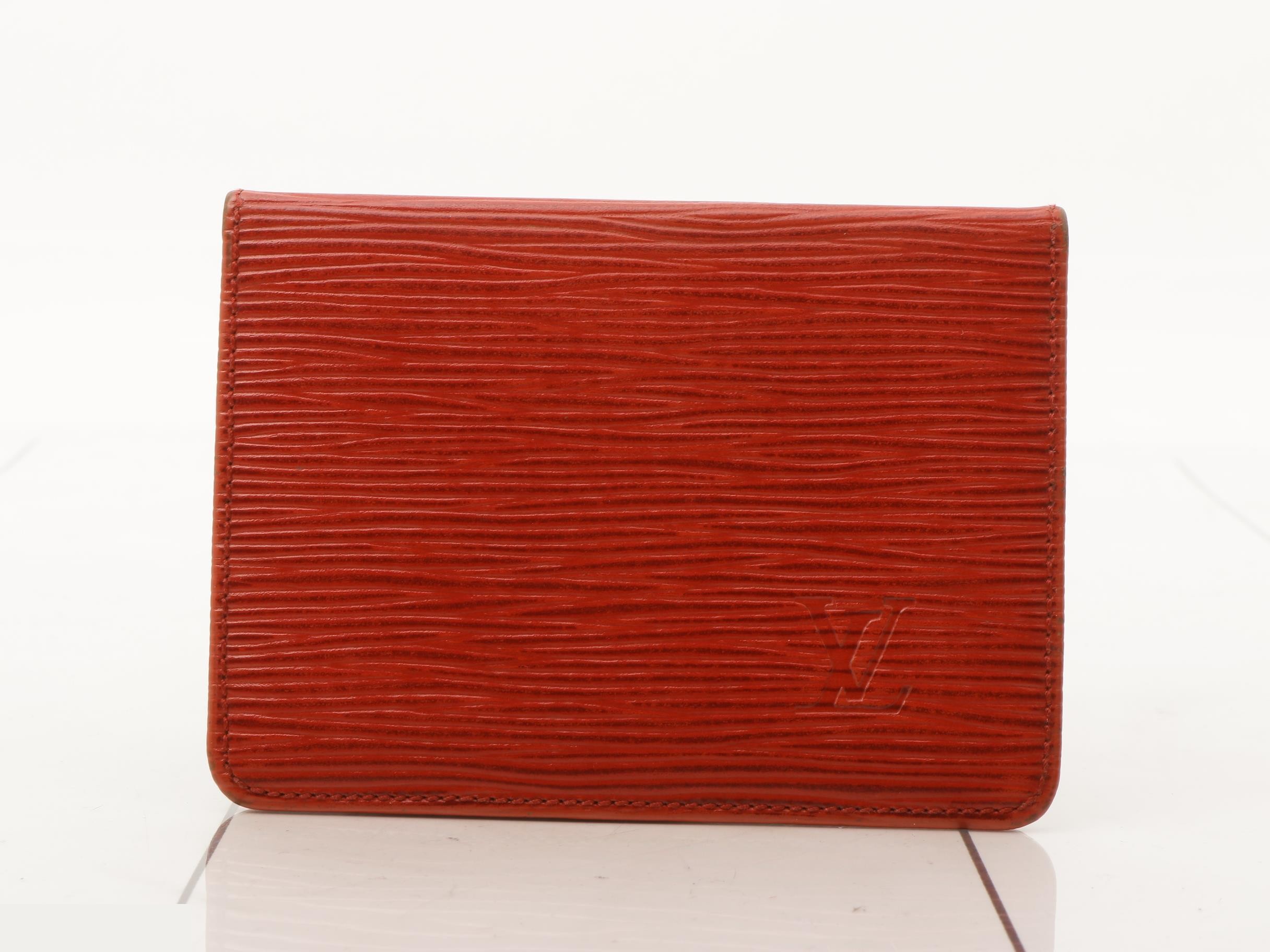 Epi Porto II Carte Vertical Castilian Red Card Case
