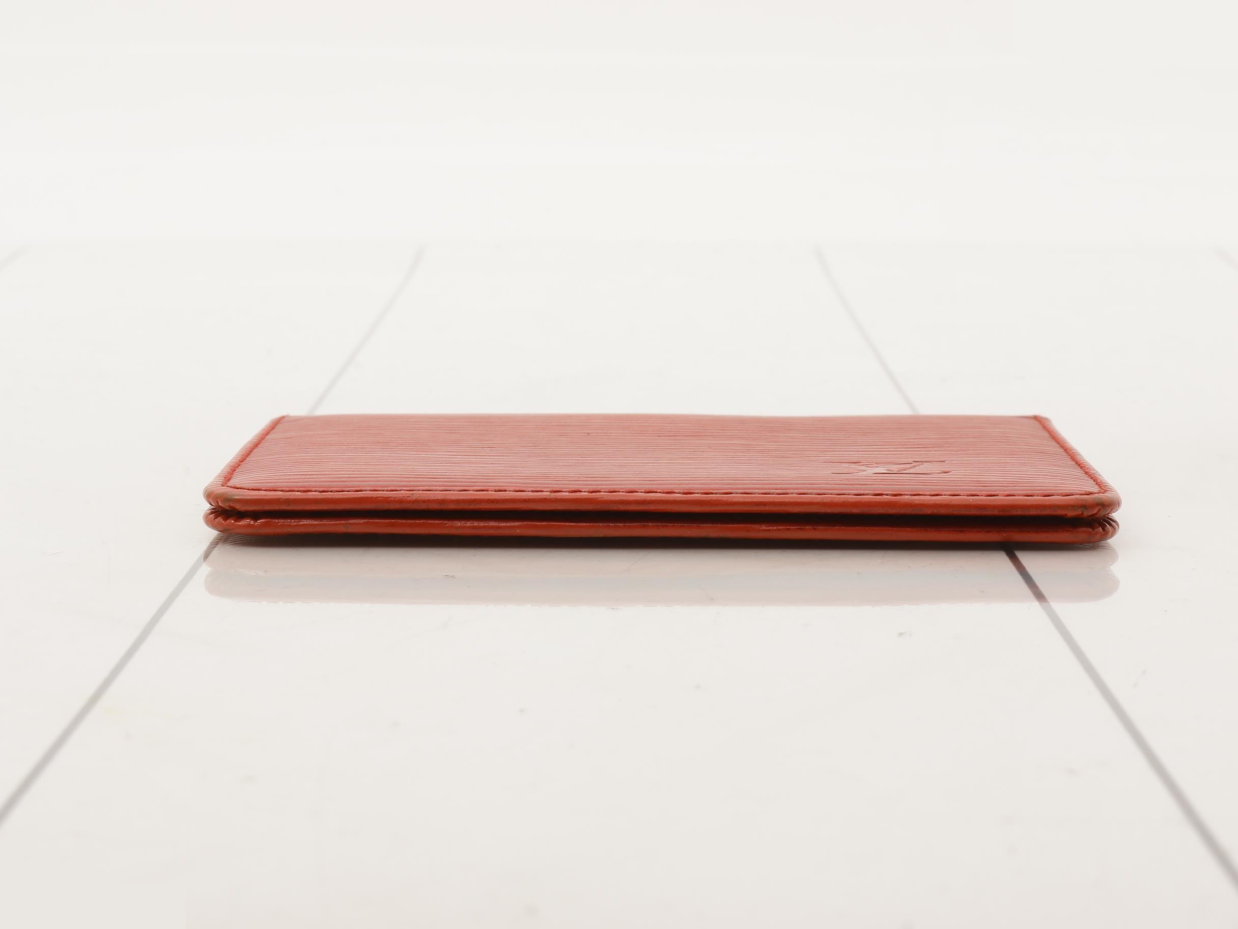 Epi Porto II Carte Vertical Castilian Red Card Case — view 3