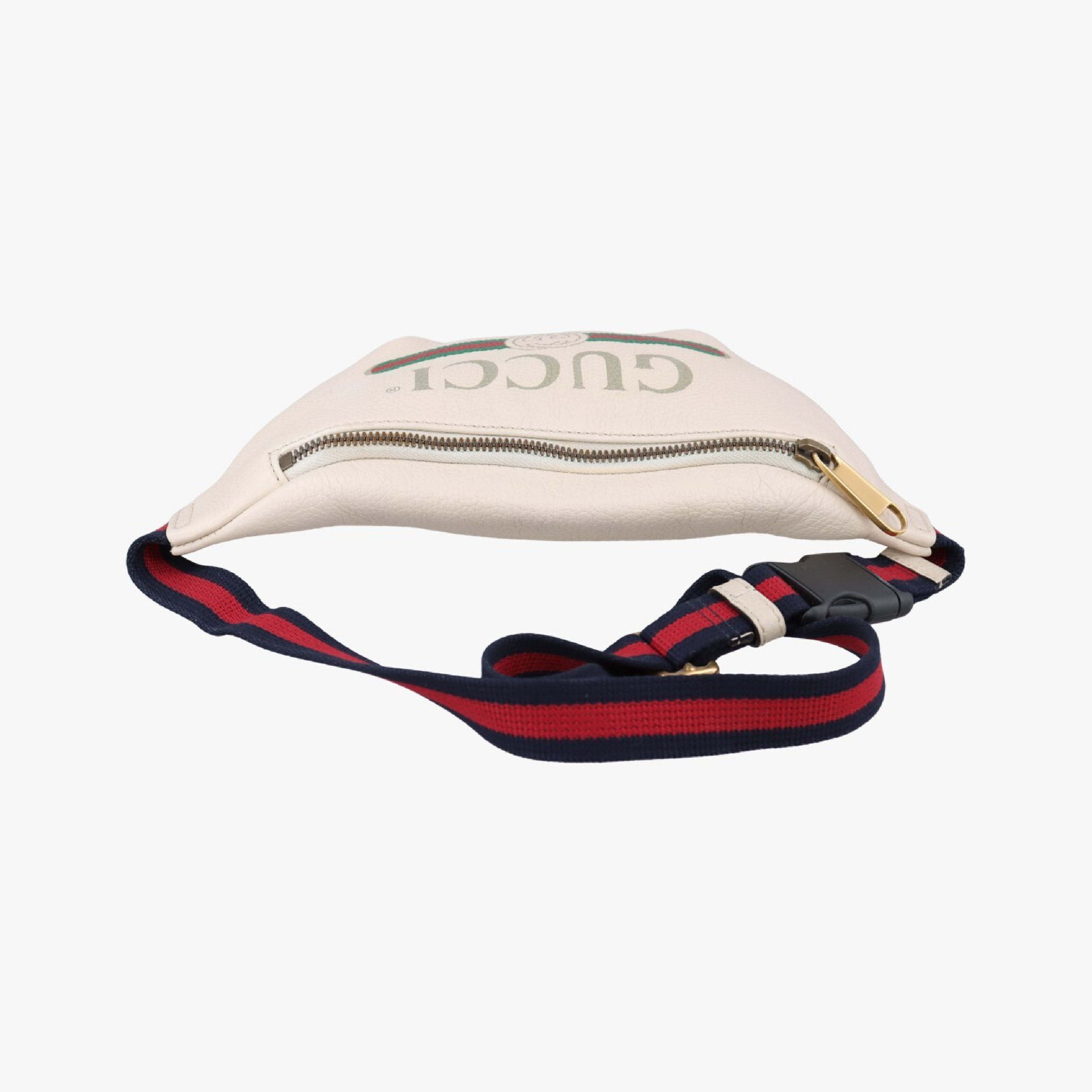 Print White Leather Waist Bag 527792 G028758749 — view 5