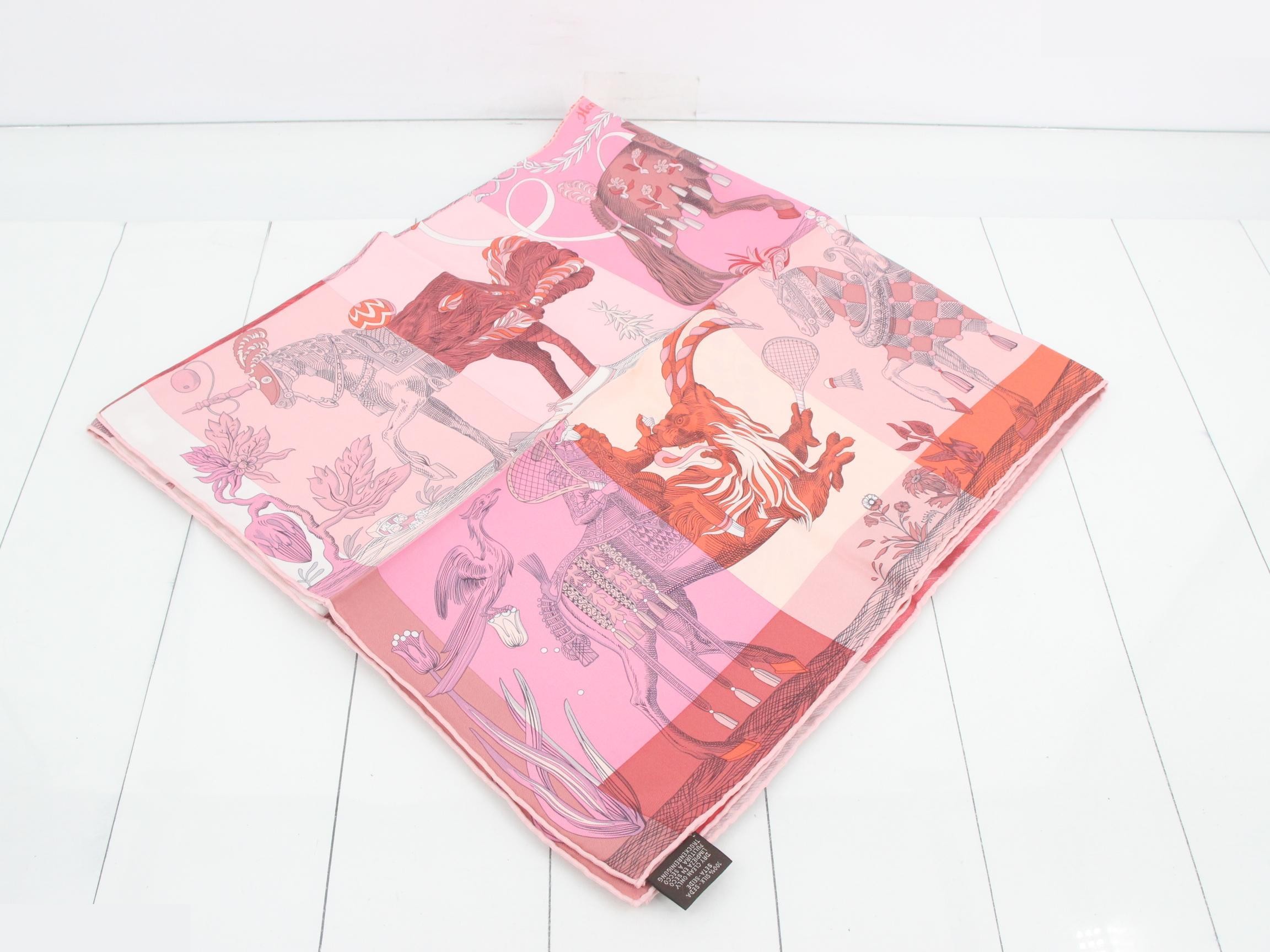 Scarf with tag