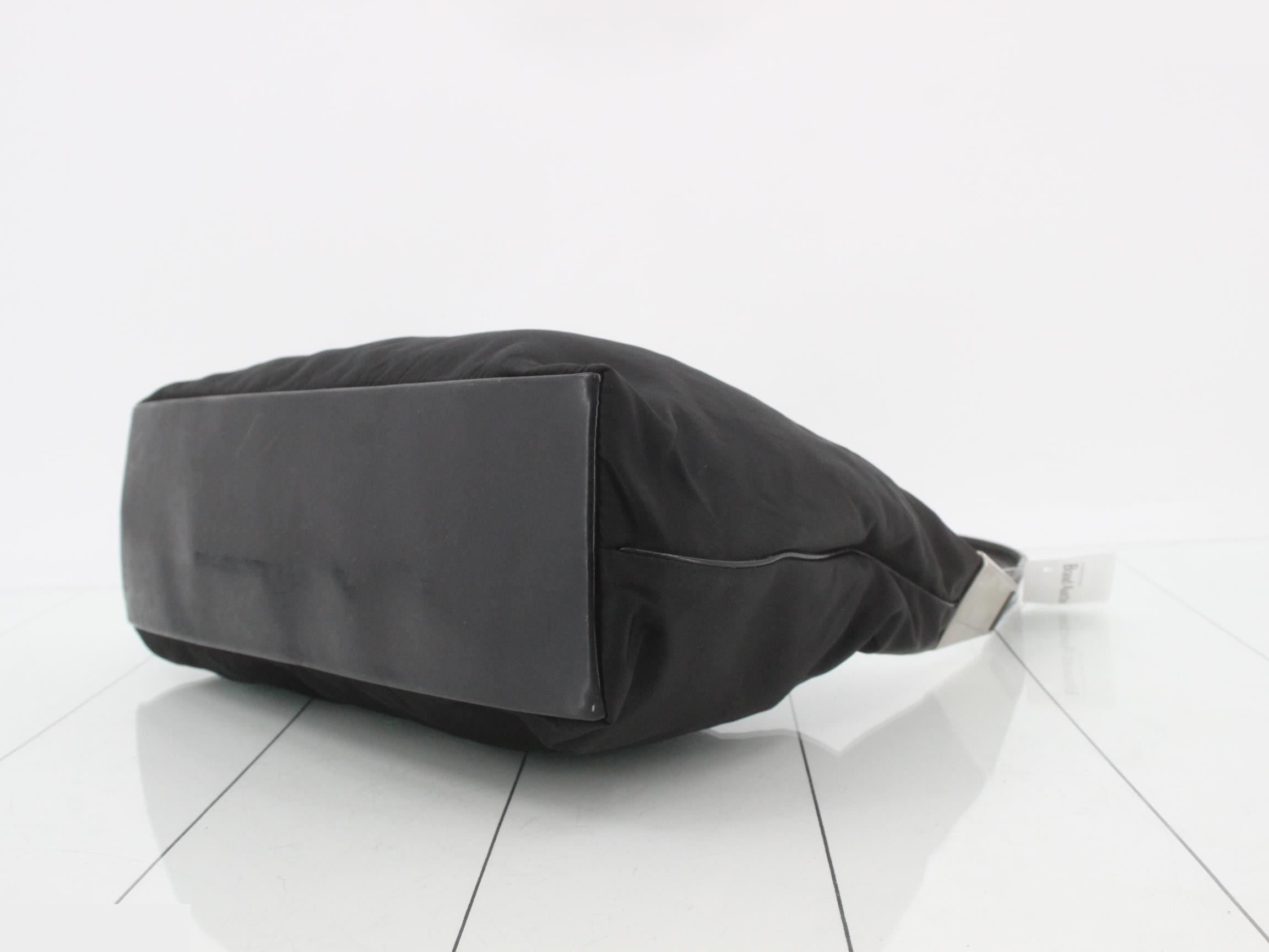 One-shoulder bag, black, nylon, size 134 — view 6