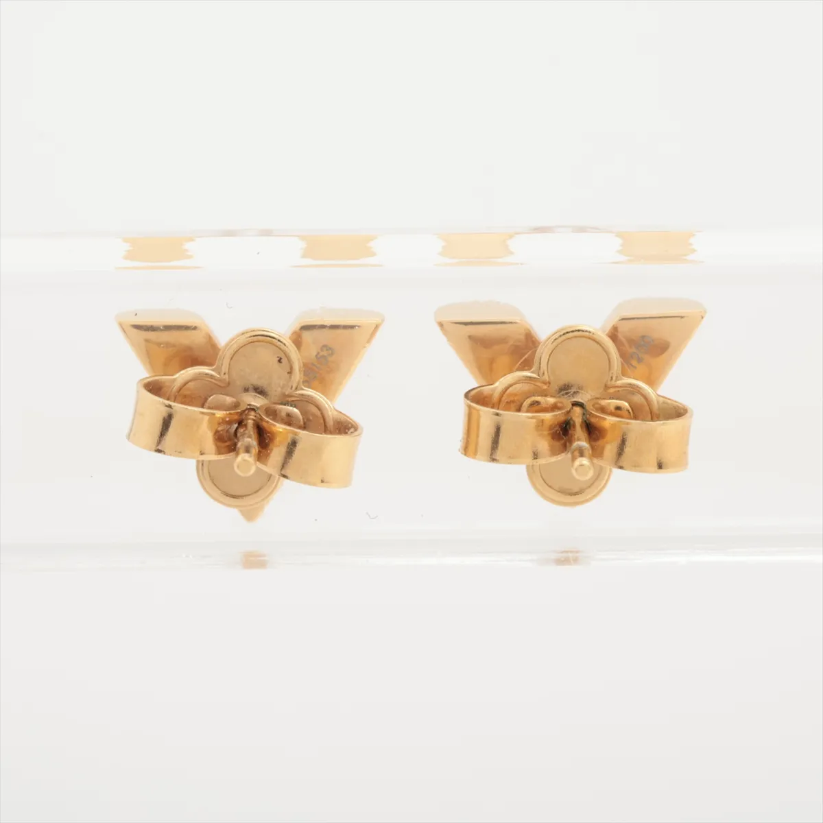 M68153 Essential V LE1200 Earrings (Pair) GP Gold. Shows signs of wear including — view 2