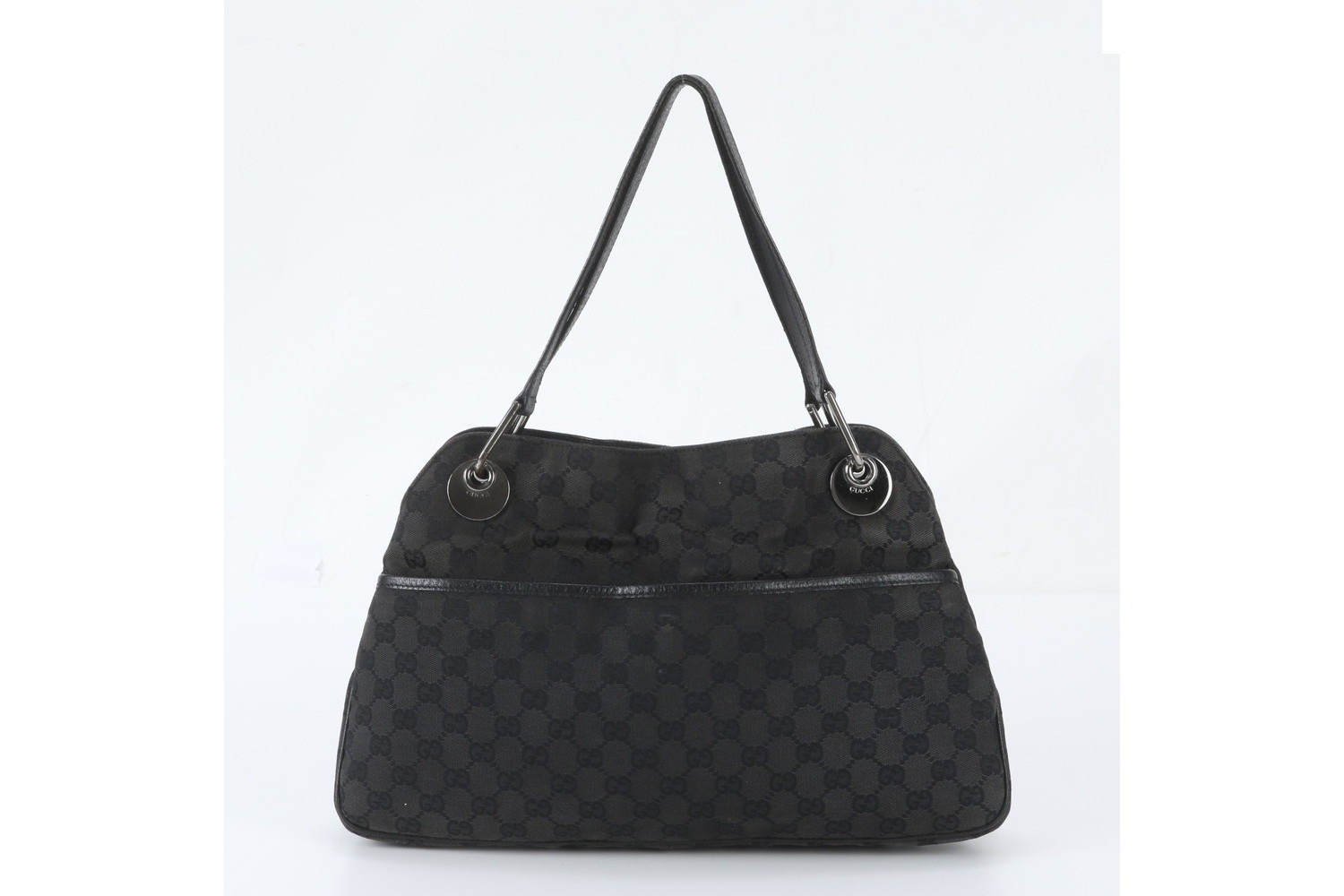 GG Canvas 121023 Leather Tote Bag, Shoulder Bag