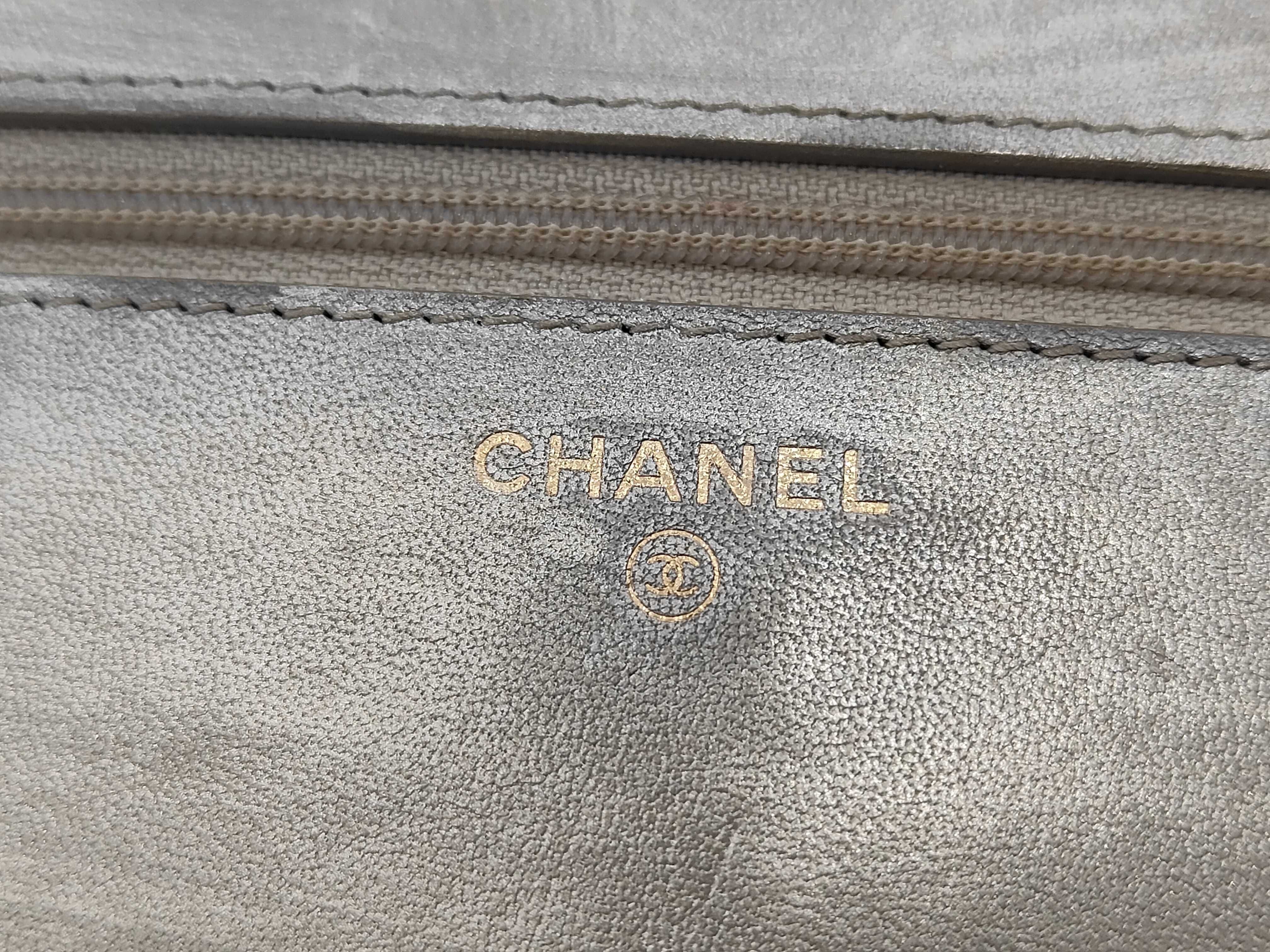 Mademoiselle Chain Wallet, Silver, with original seal, serial number in the 24 range, Shoulder Bag — view 12