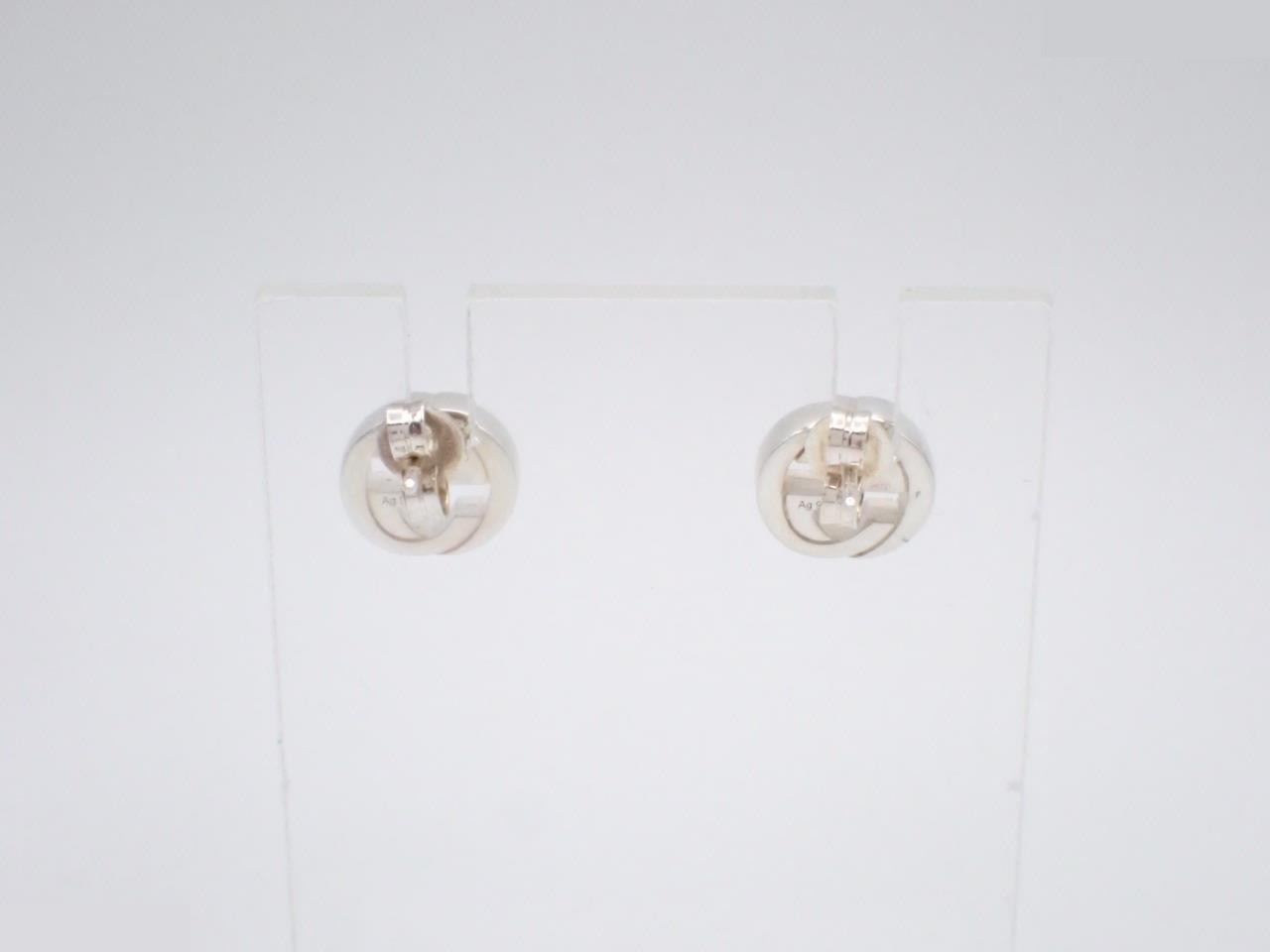 Interlocking earrings silver 925/3.6g — view 2