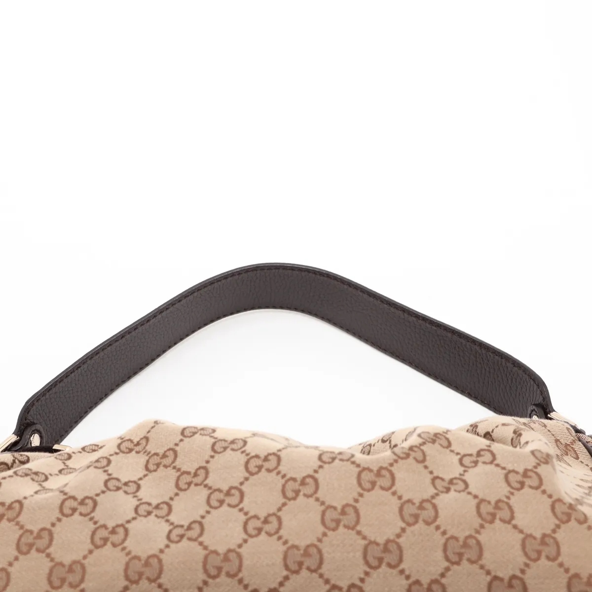 GG Canvas Sukey 364843 Canvas x Leather Shoulder Bag Brown — view 6