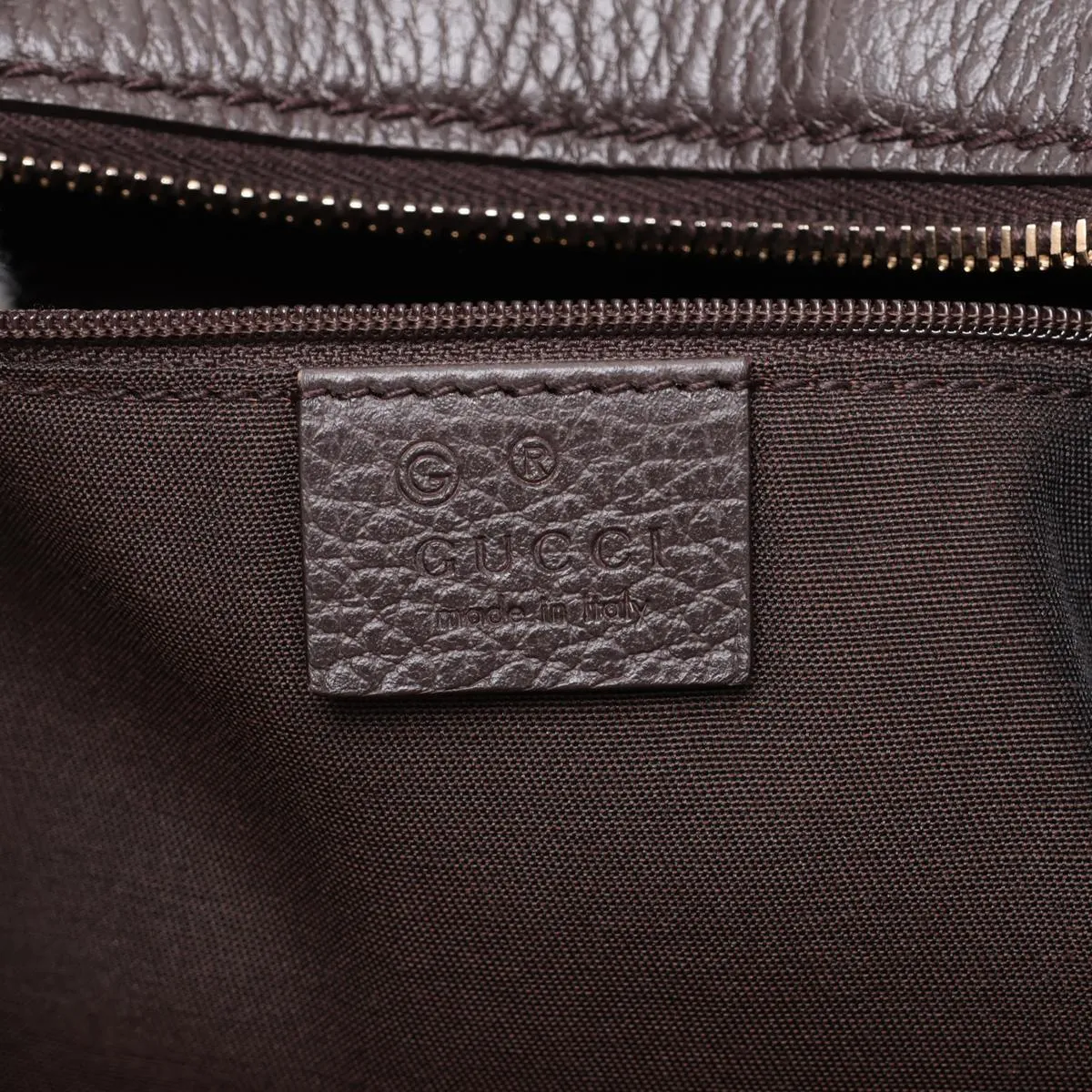 GG Canvas Sukey 364843 Canvas x Leather Shoulder Bag Brown — view 9