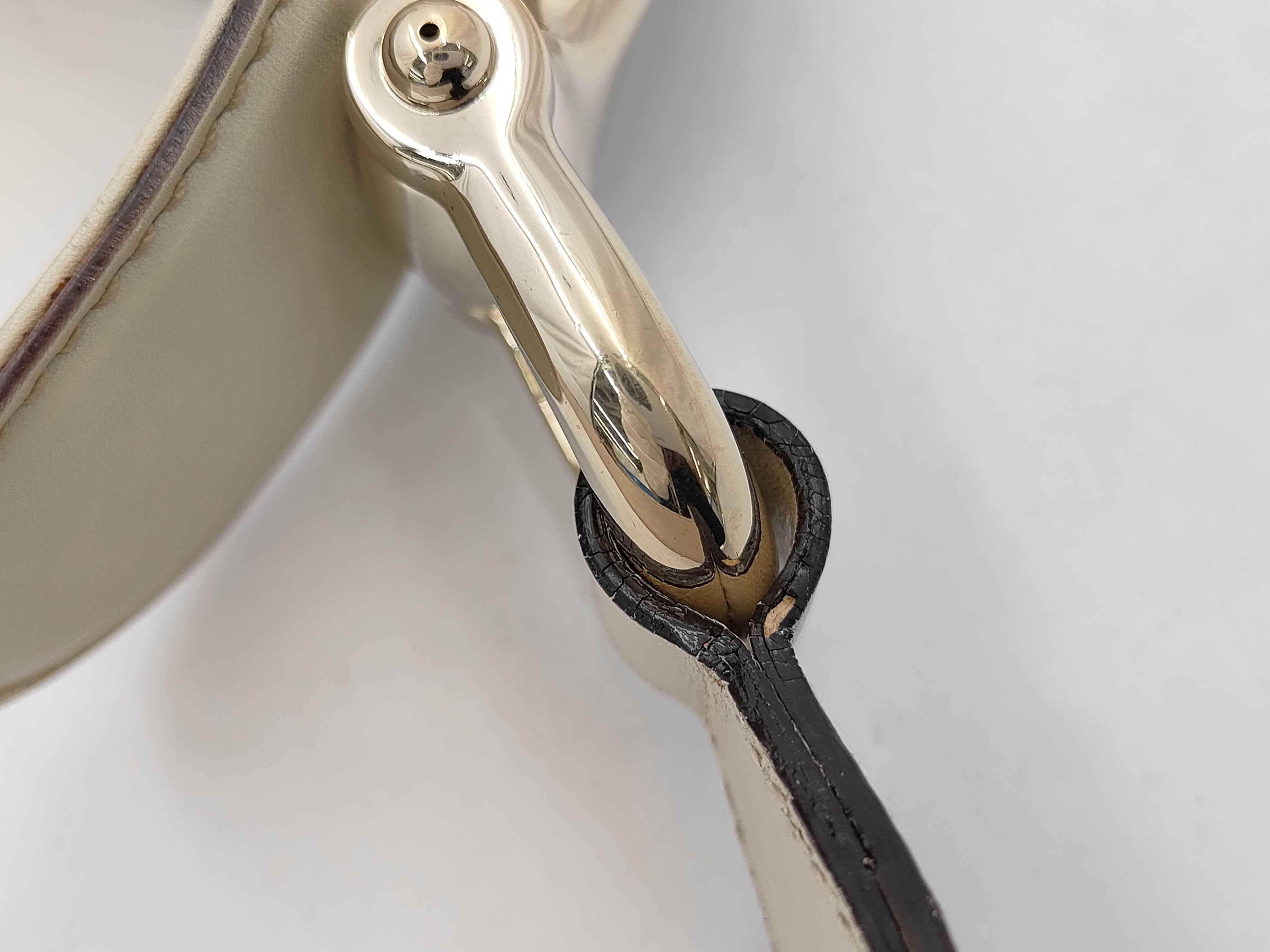 Guccissima 145826 Horsebit Hobo Calfskin Ivory 38x27x3cm Shoulder Bag — view 5