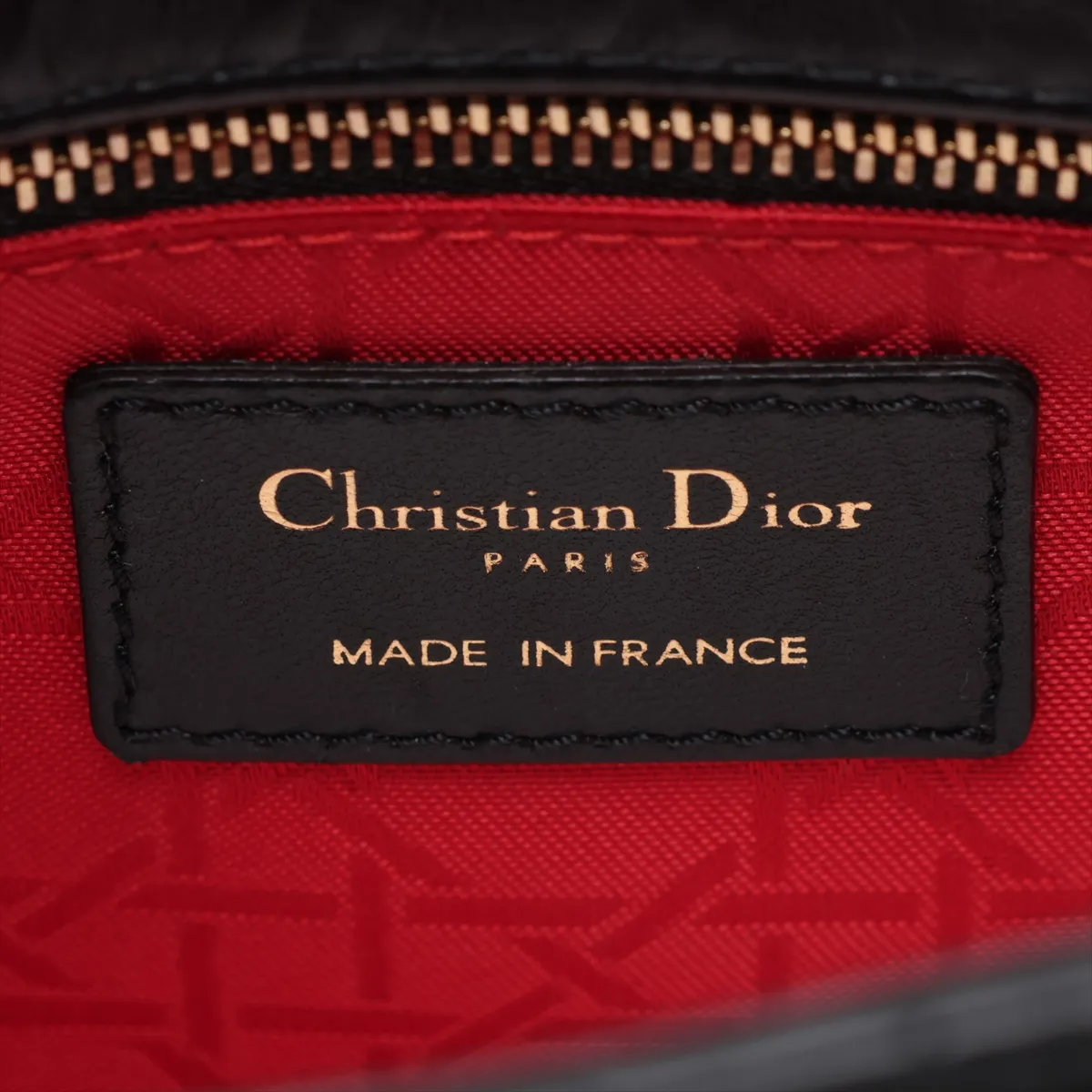 Cannage My Lady Dior Leather 2-Way Handbag, Black — view 10