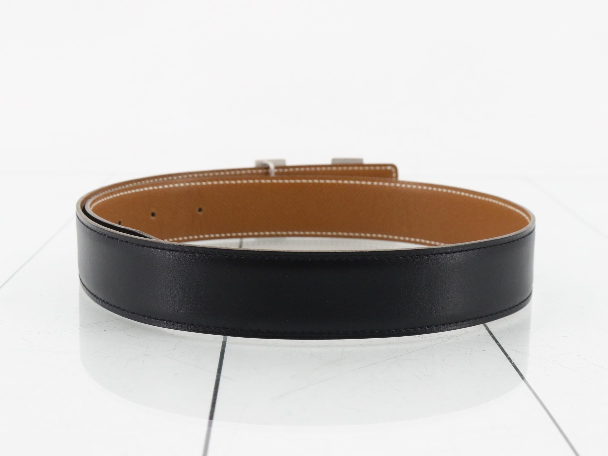 Belt, Constance, Reversible, Brown/Black — view 2