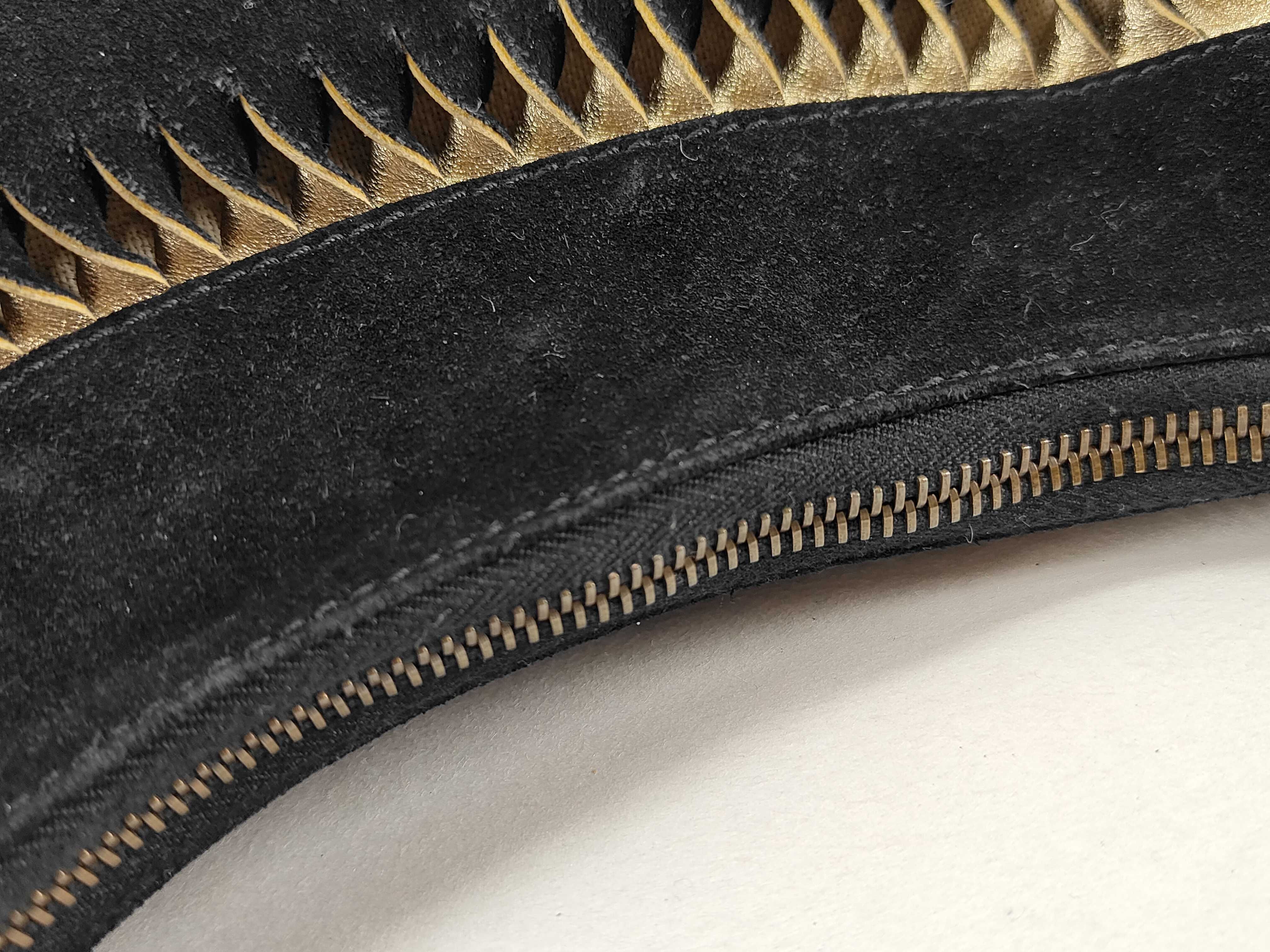 Black Suede Shoulder Bag — view 7