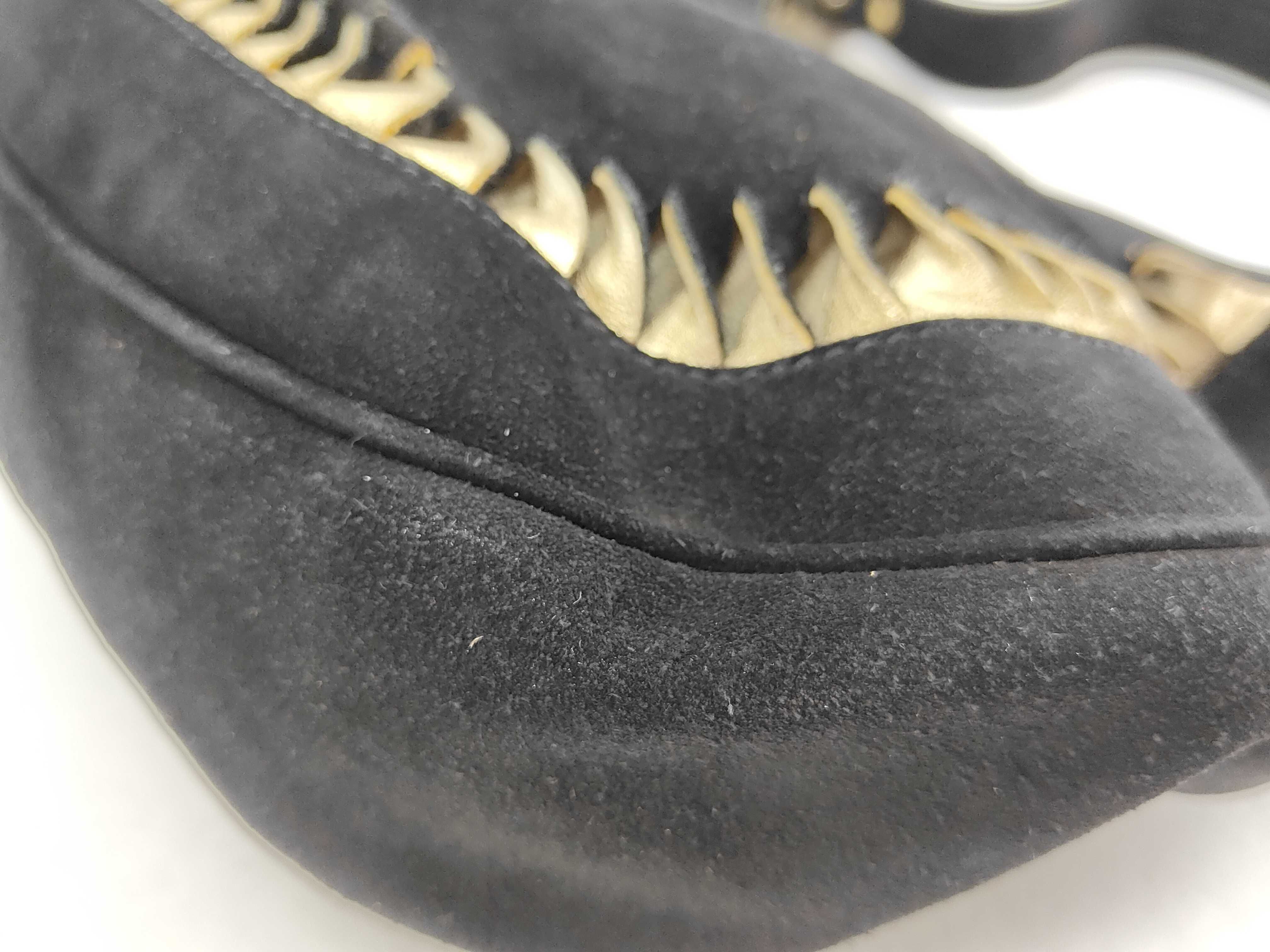 Black Suede Shoulder Bag — view 9