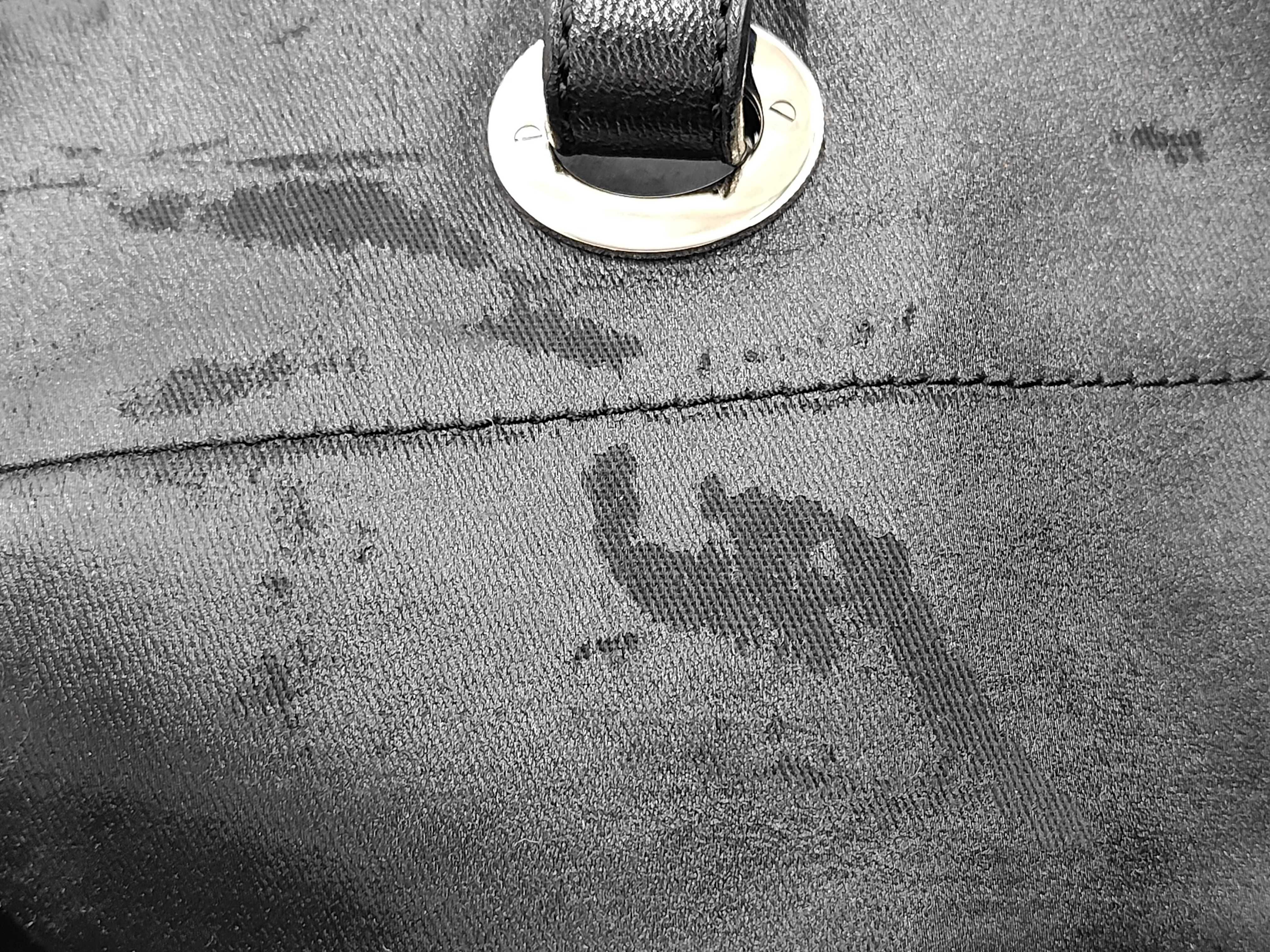 Paris Biarritz GM Coated Canvas Tote Bag, Black with Silver Hardware, 11540081 (Tote Bag) — view 13