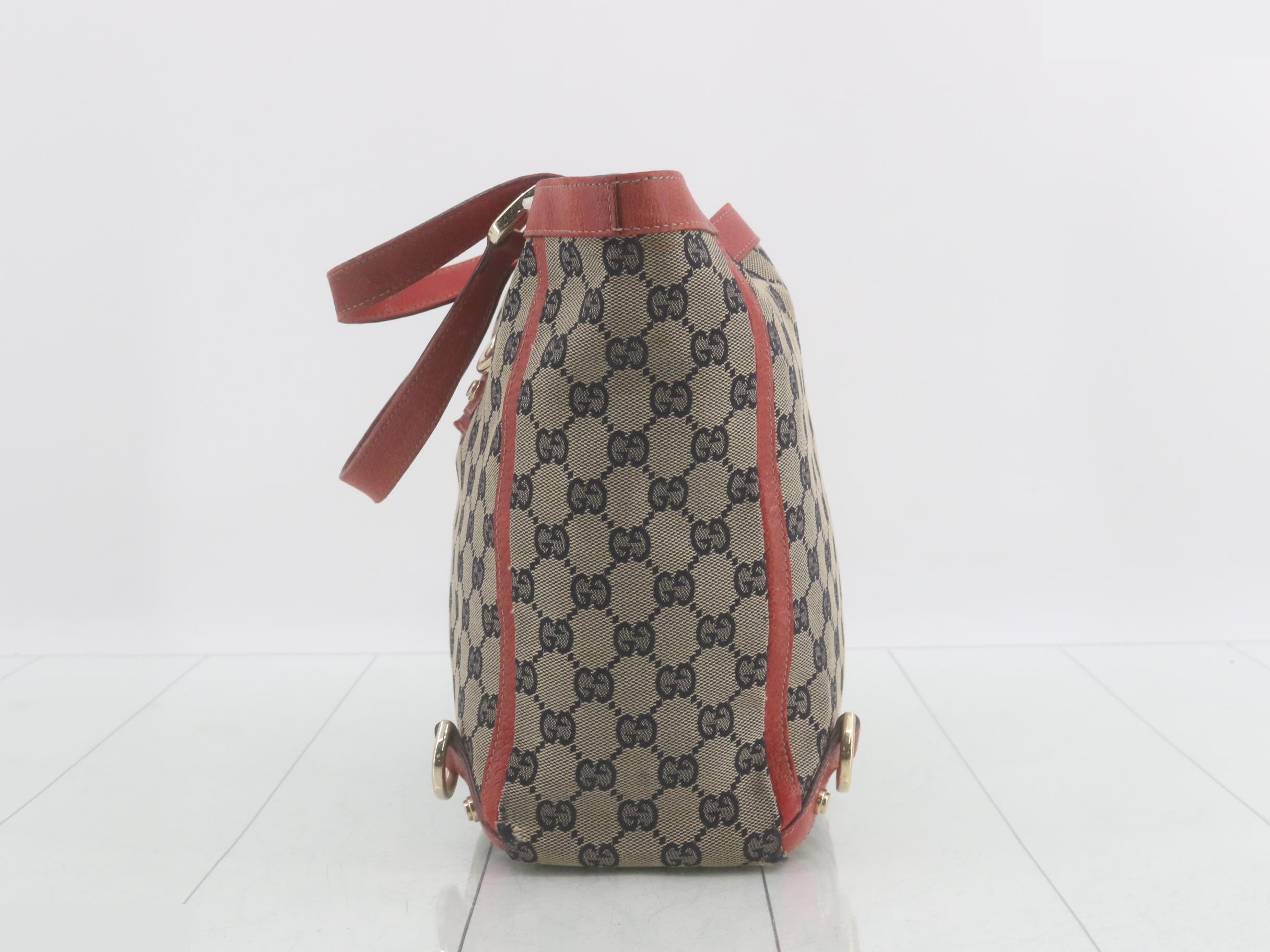 Abbey GG Canvas Tote Bag 130739 — view 3