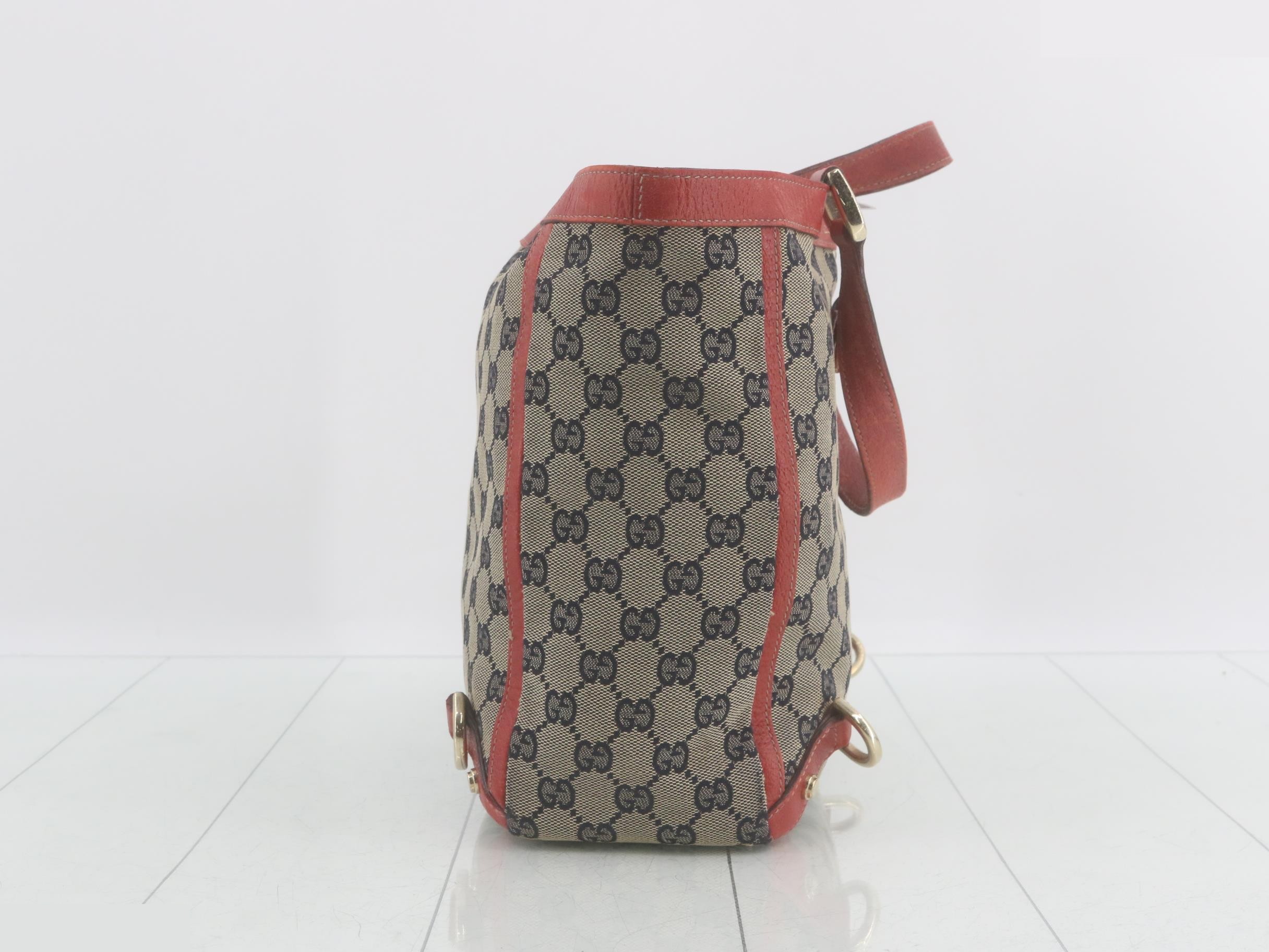 Abbey GG Canvas Tote Bag 130739 — view 4