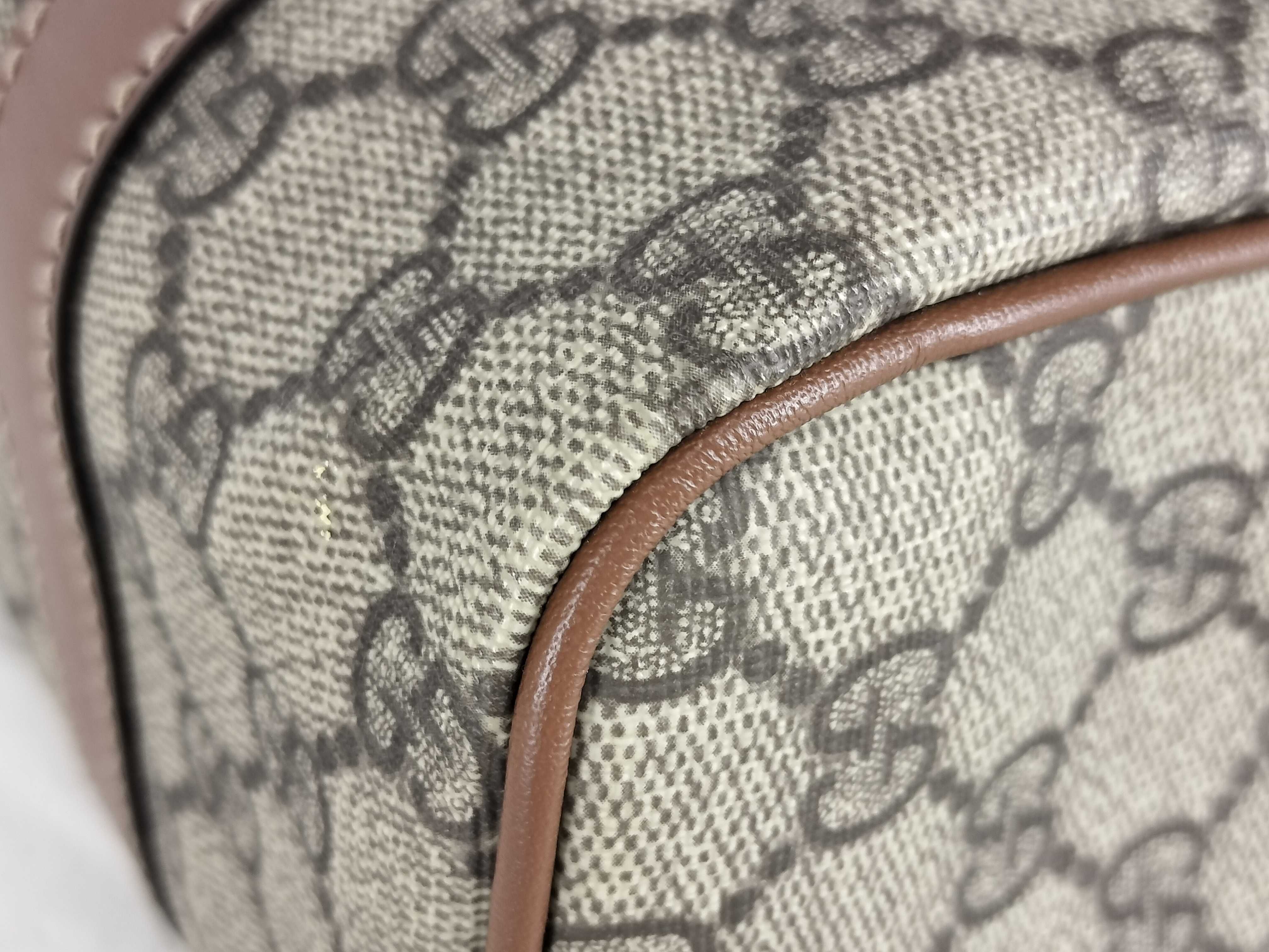 193604 GG Supreme GG Pattern PVC Handbag Mini Boston Bag — view 7