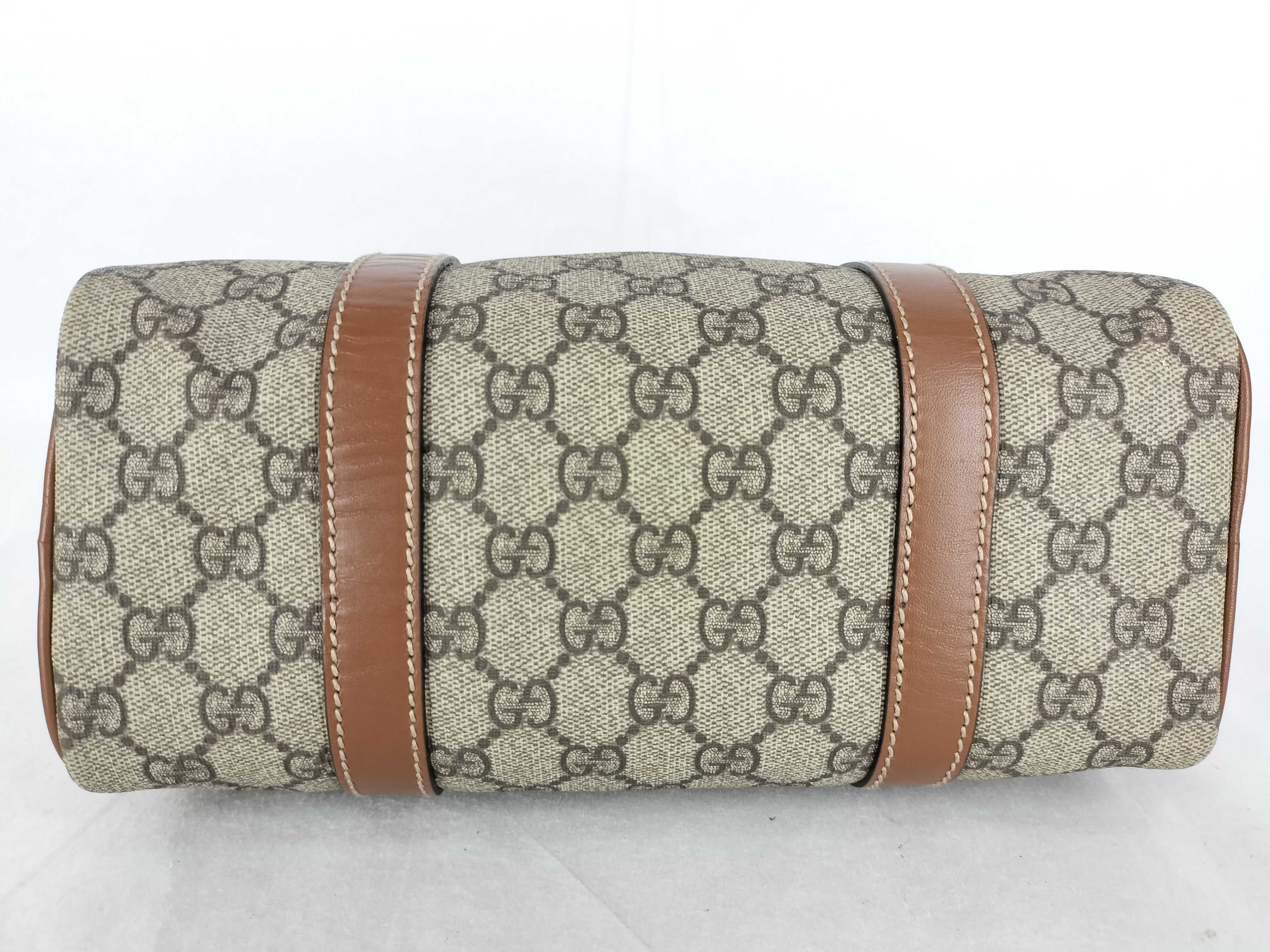 193604 GG Supreme GG Pattern PVC Handbag Mini Boston Bag — view 8