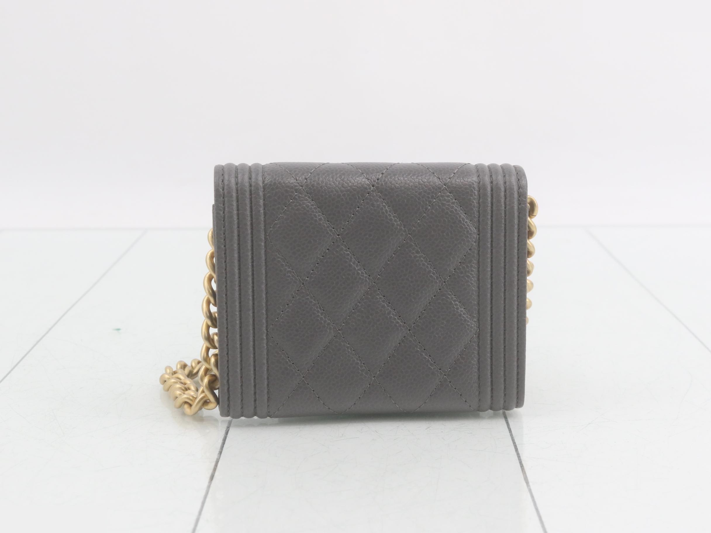 Matelassé Chain Coin Purse — view 2