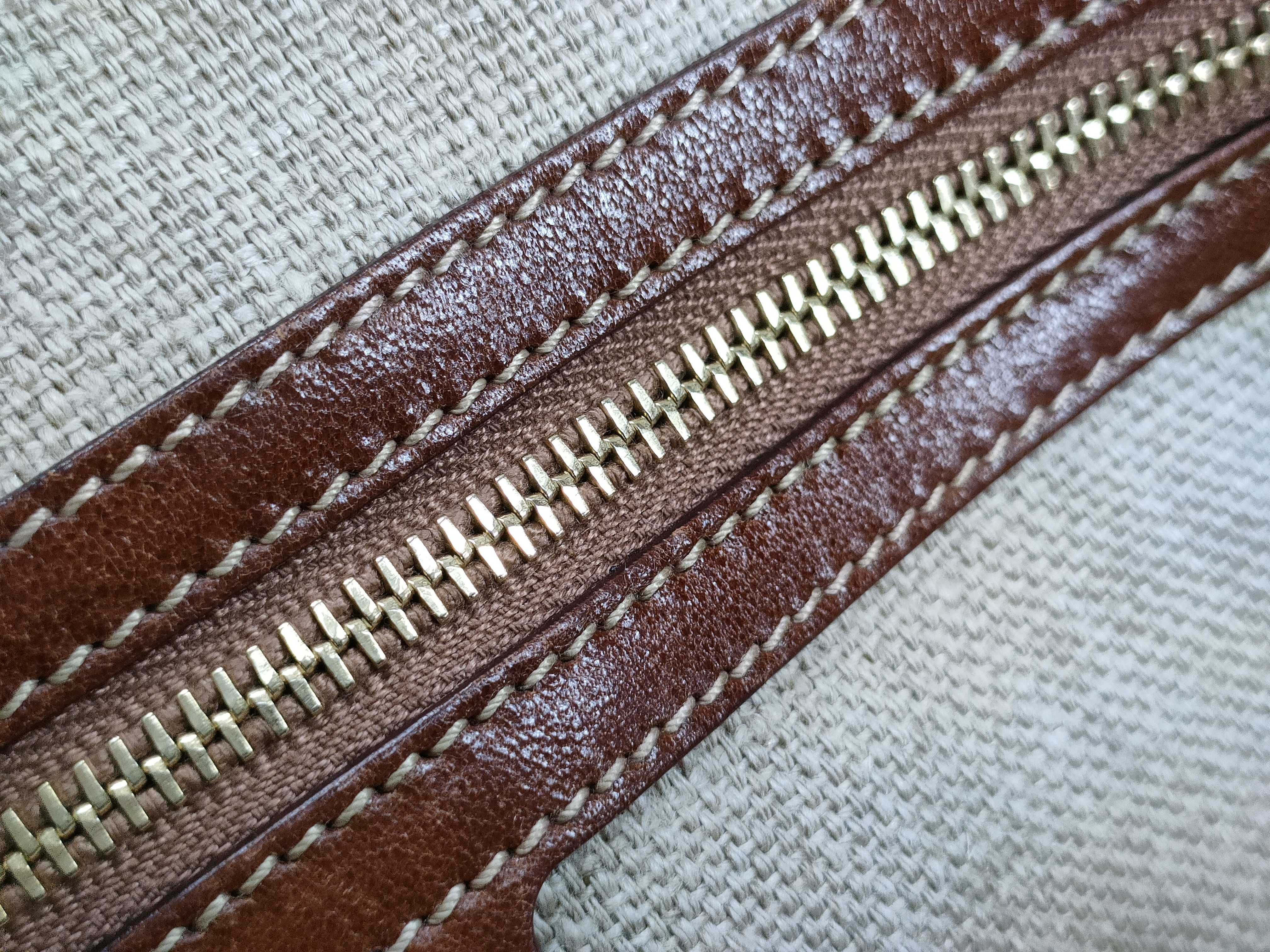 Horsebit Tote Bag, Canvas and Leather, 137621 Tote Bag — view 11