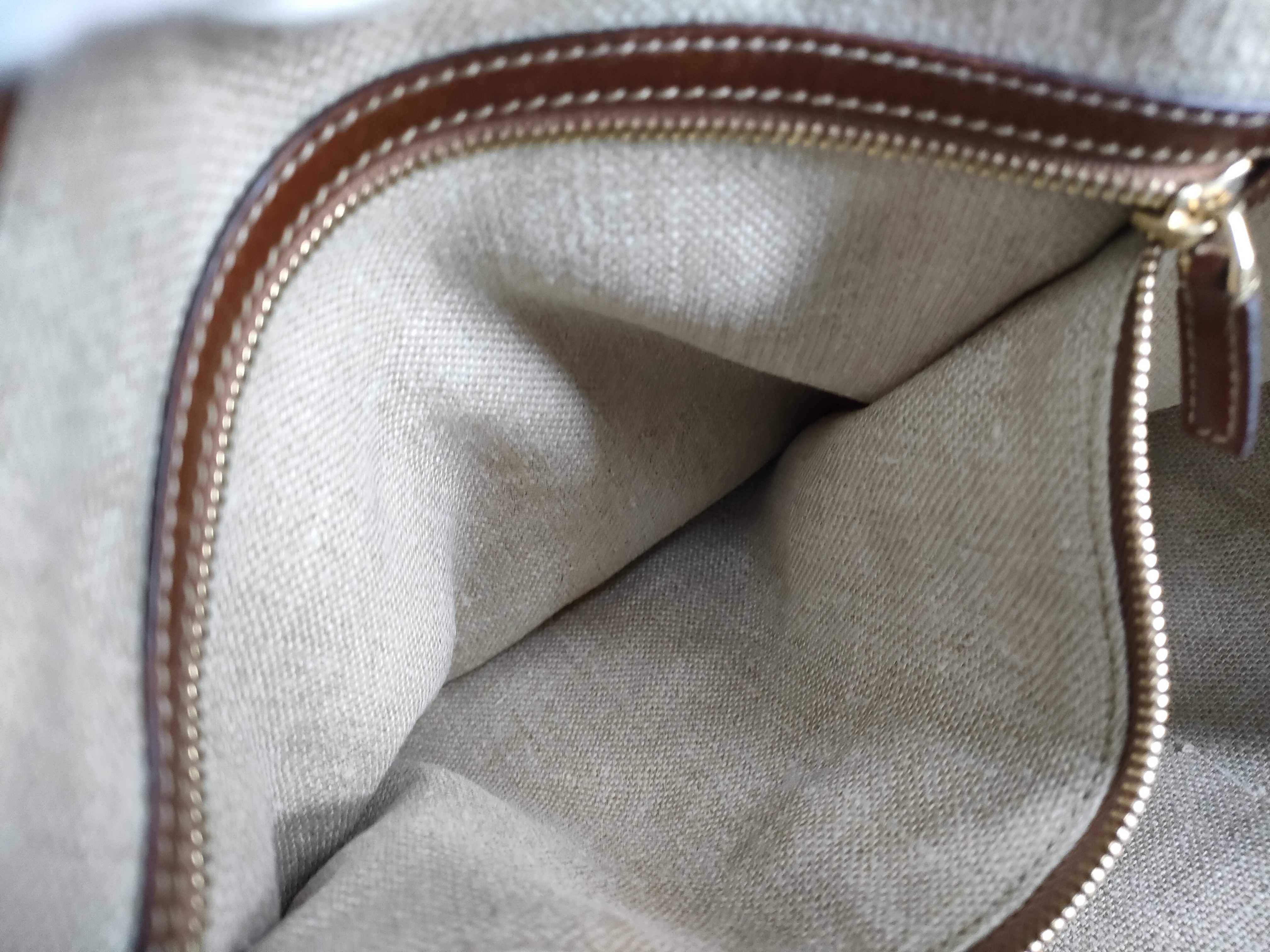 Horsebit Tote Bag, Canvas and Leather, 137621 Tote Bag — view 12
