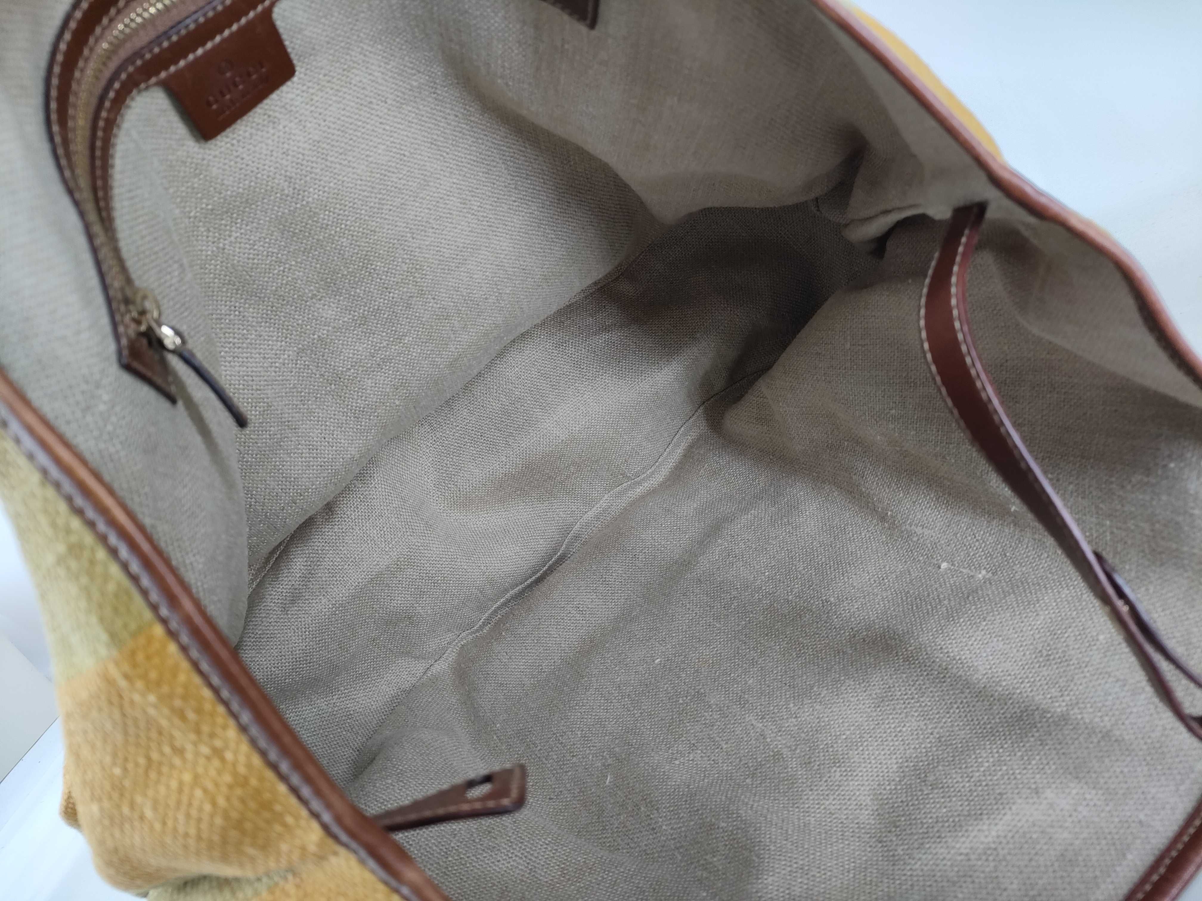 Horsebit Tote Bag, Canvas and Leather, 137621 Tote Bag — view 8