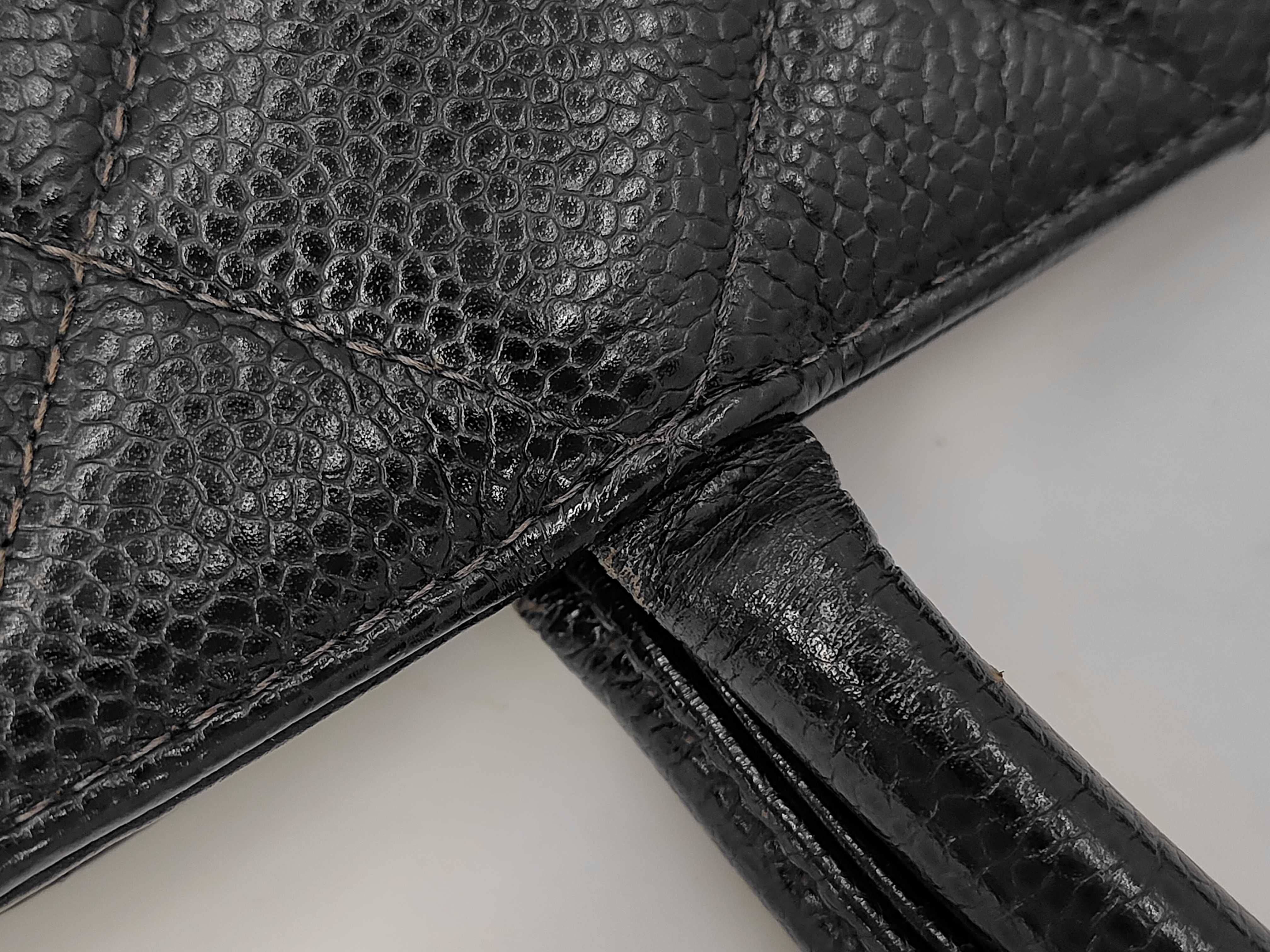 Reissue Tote Bag, Caviar Leather, Silver Hardware, with Original Seal. — view 7