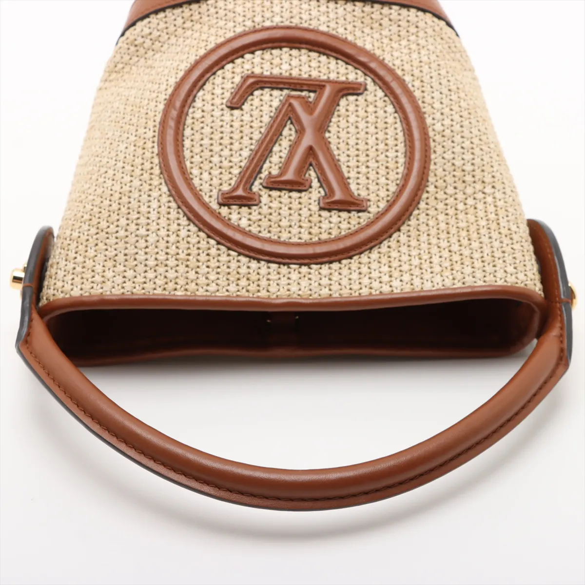 LV Logo Petit Bucket M59962 Brown RFID Reactive — view 5