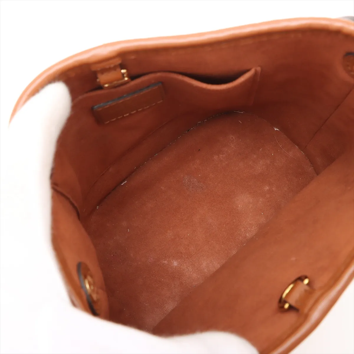 LV Logo Petit Bucket M59962 Brown RFID Reactive — view 7