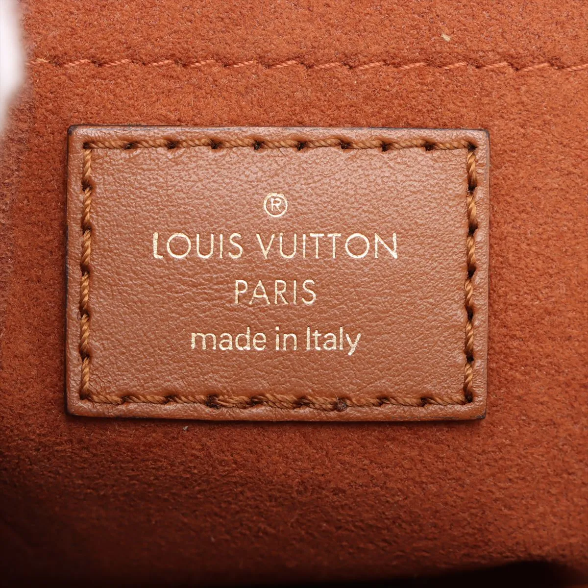LV Logo Petit Bucket M59962 Brown RFID Reactive — view 9