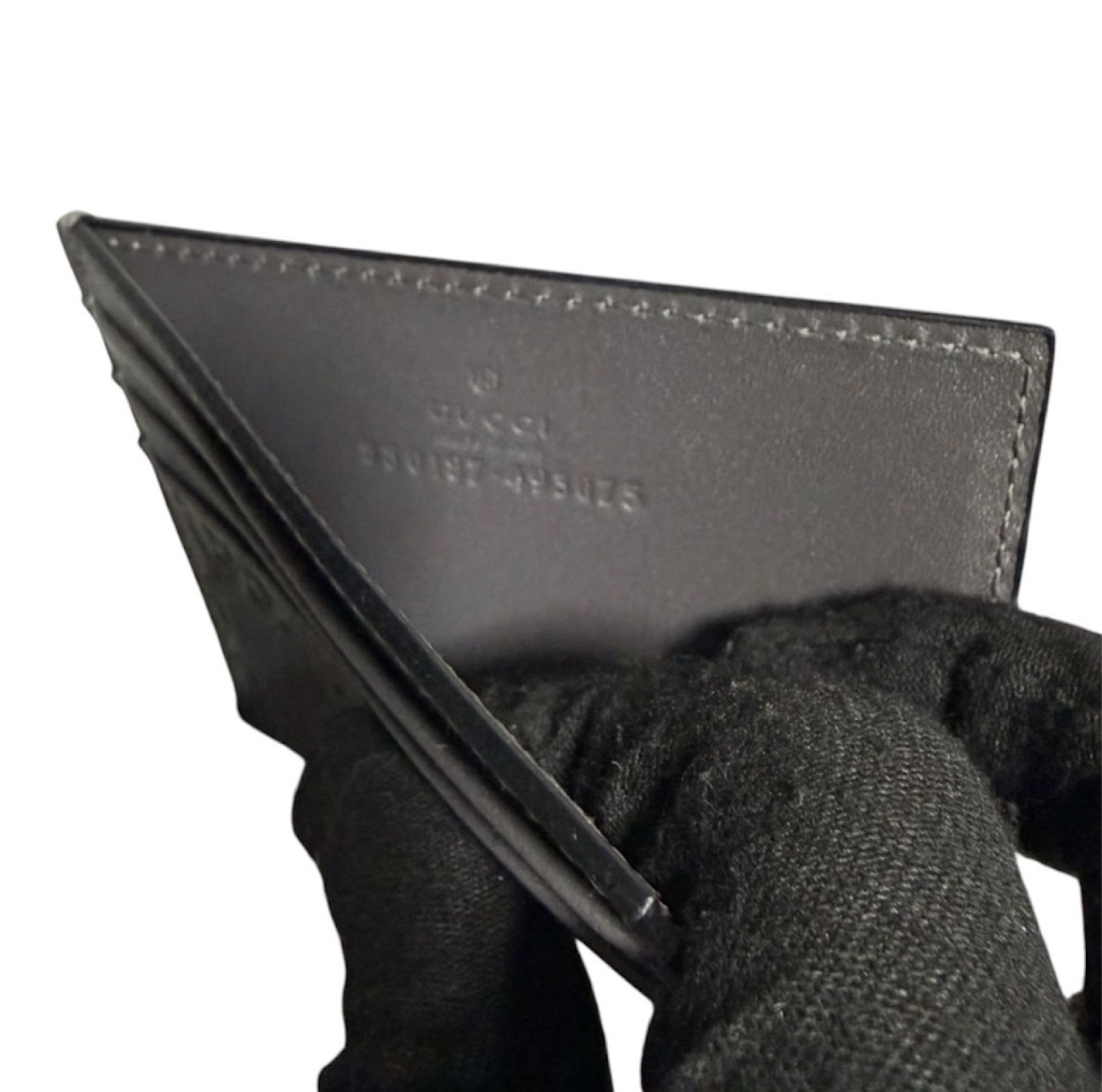 Guccissima Gray Card Case — view 2