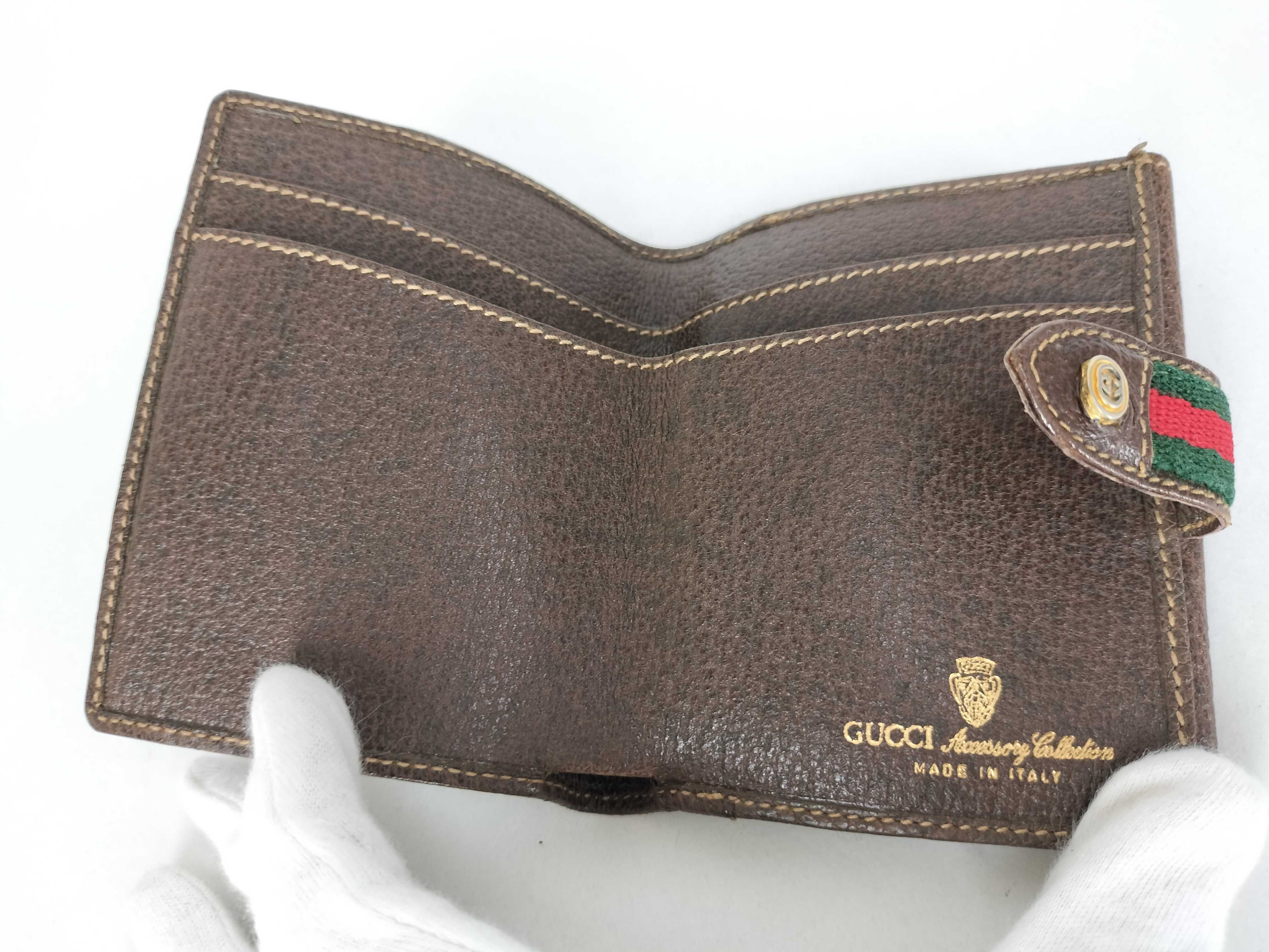 GG Supreme Sherry Folding Wallet — view 10