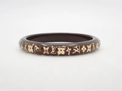 LV Bangle, Brasslet, Inclusion, Wrist circumference approximately 20.5 cm
