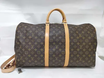 Monogram Keepall 55 M41424 TH0928 Brown Boston Bag