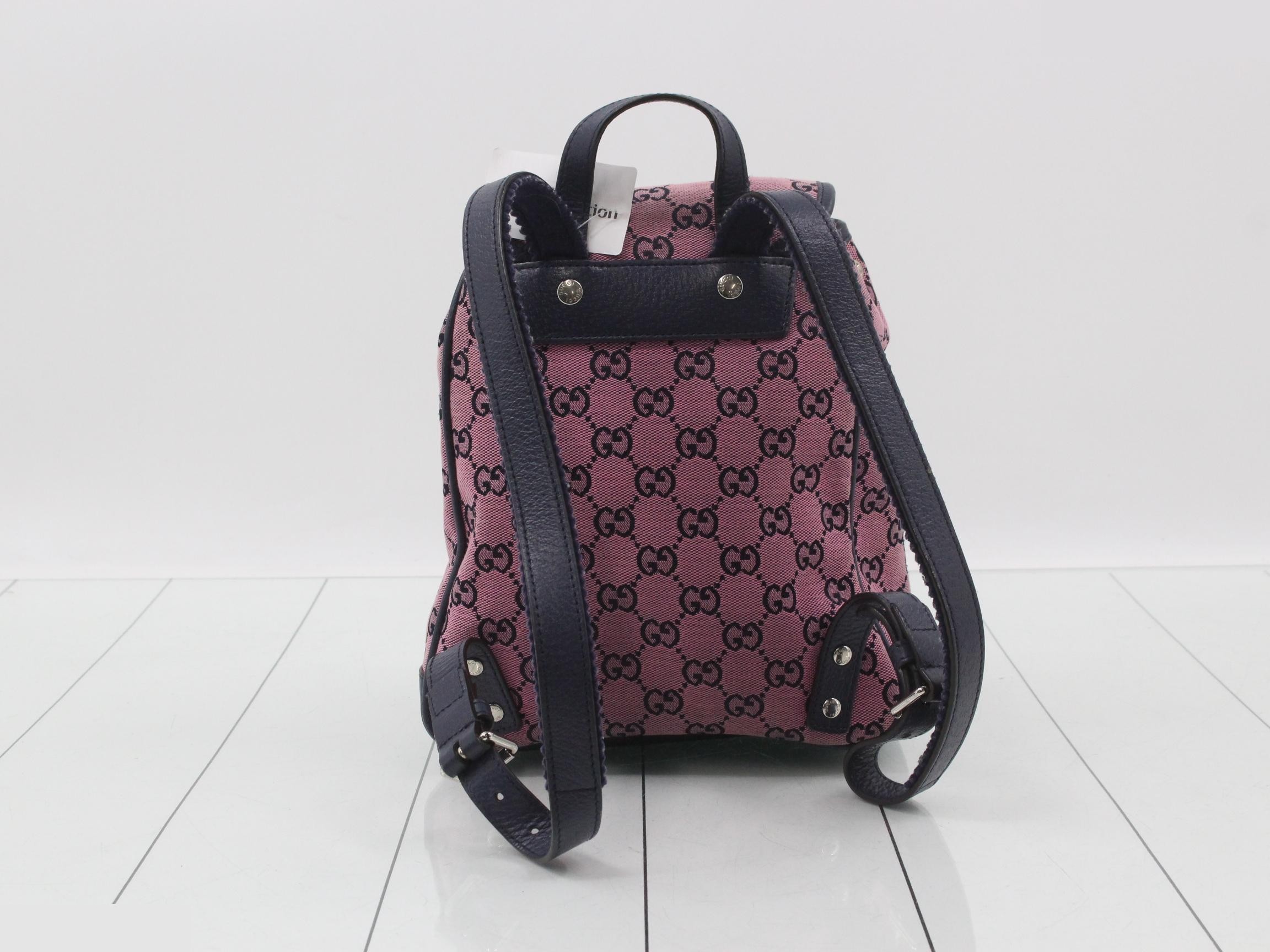 GG Canvas Backpack — view 2