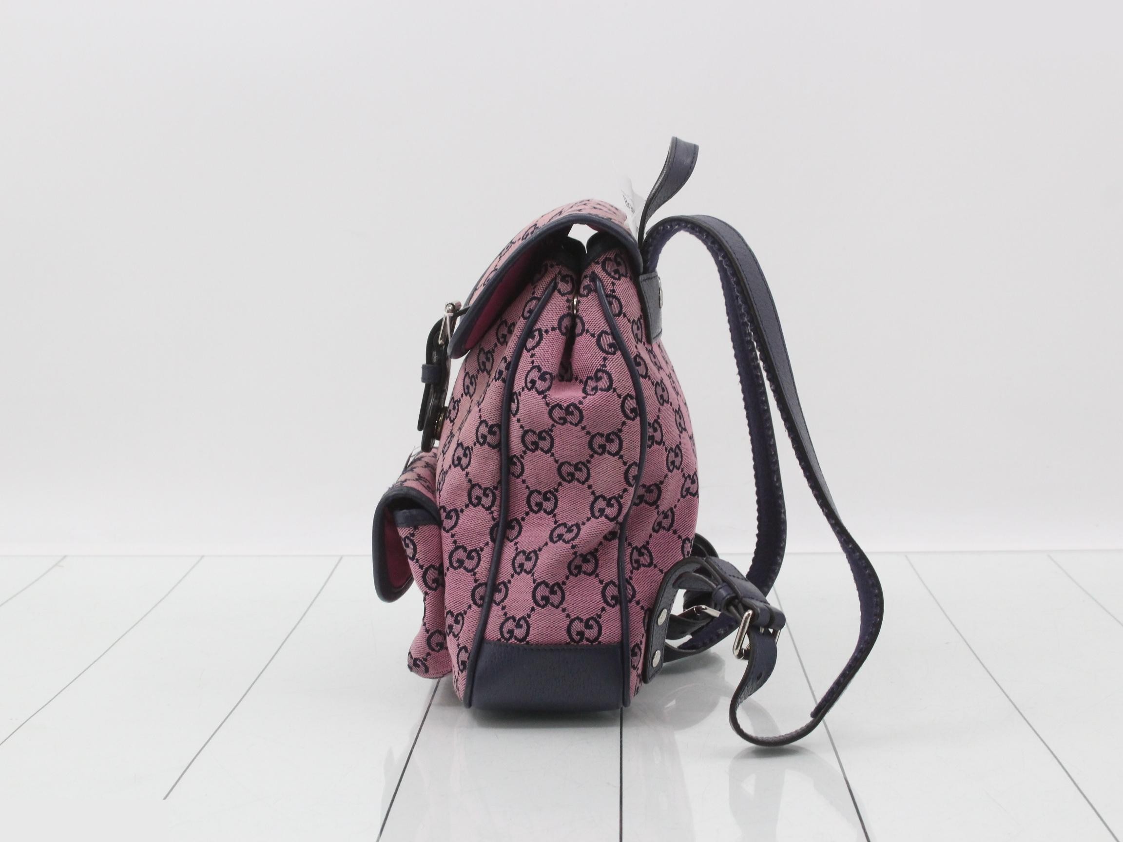 GG Canvas Backpack — view 3
