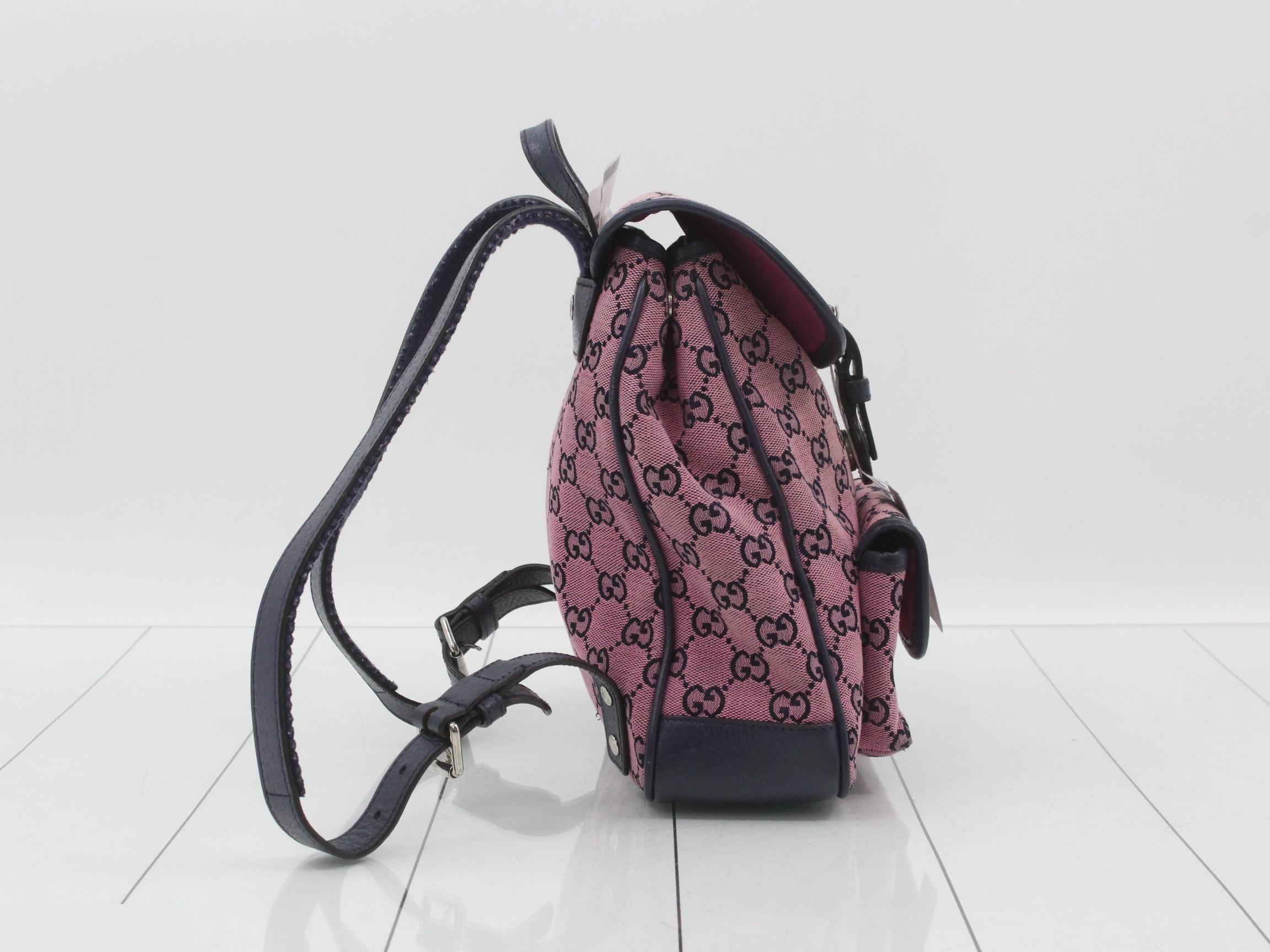 GG Canvas Backpack — view 4