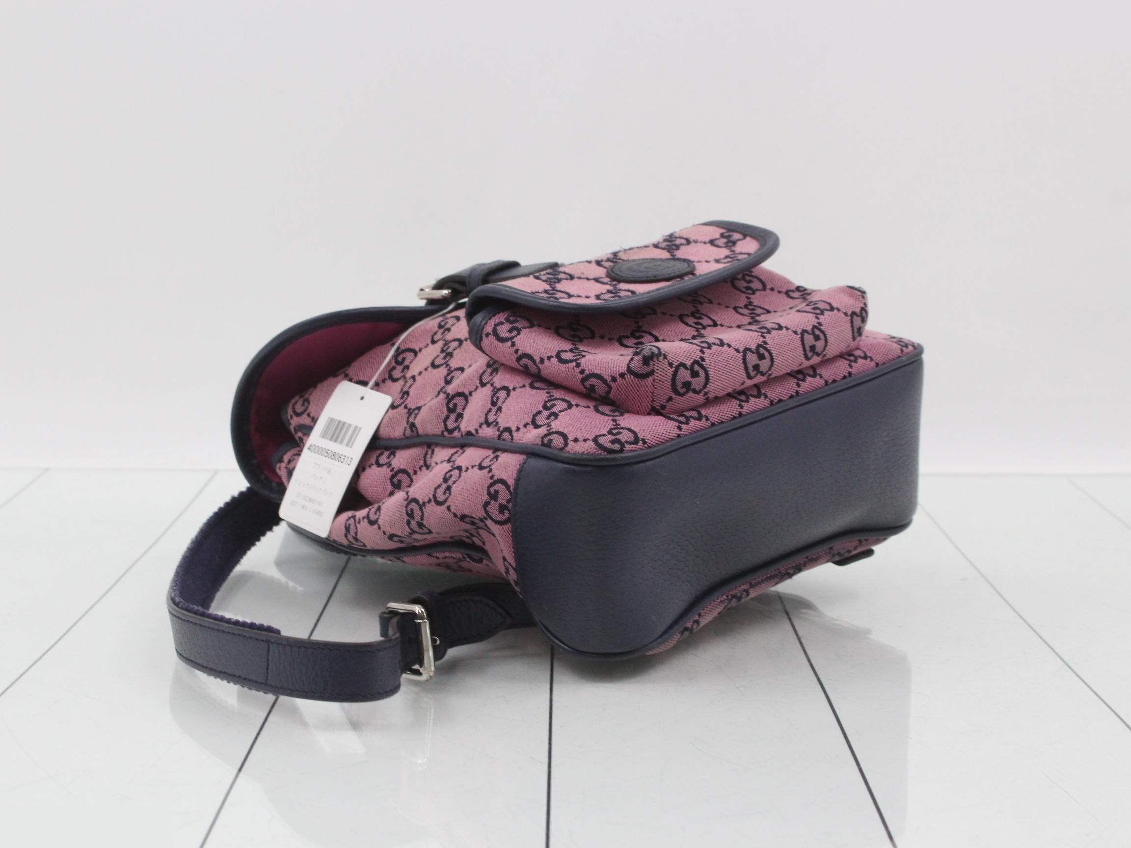 GG Canvas Backpack — view 5