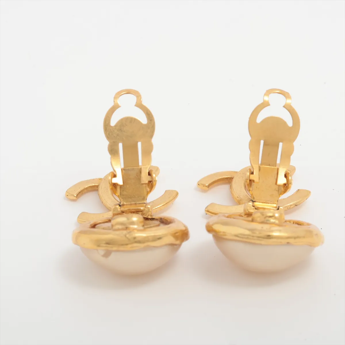 Cocomark 95P earrings (for both ears) GP x Fake Pearl Gold — view 4