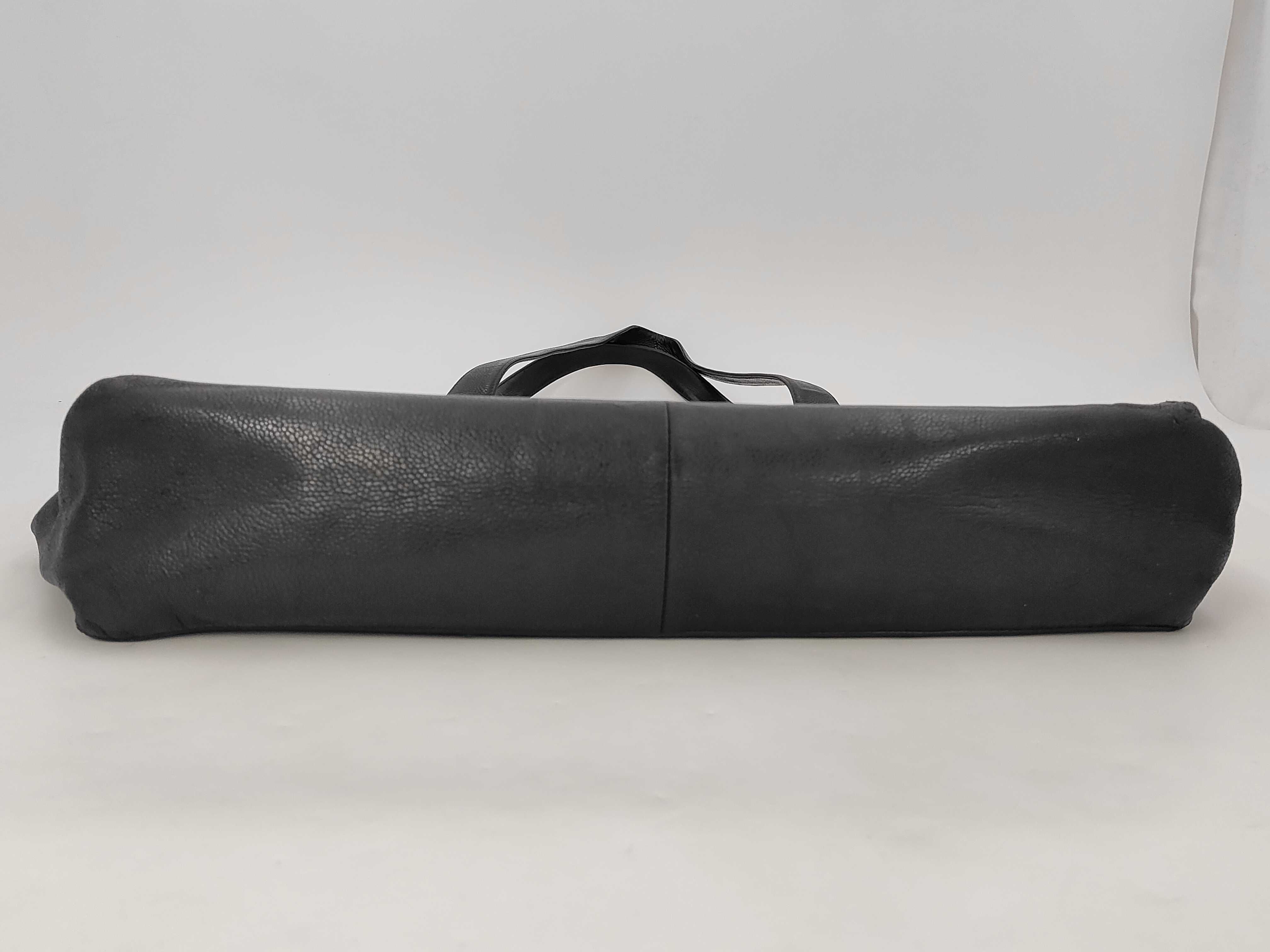 Caviar Skin Coco Mark Tote Bag, Black Tote Bag — view 4